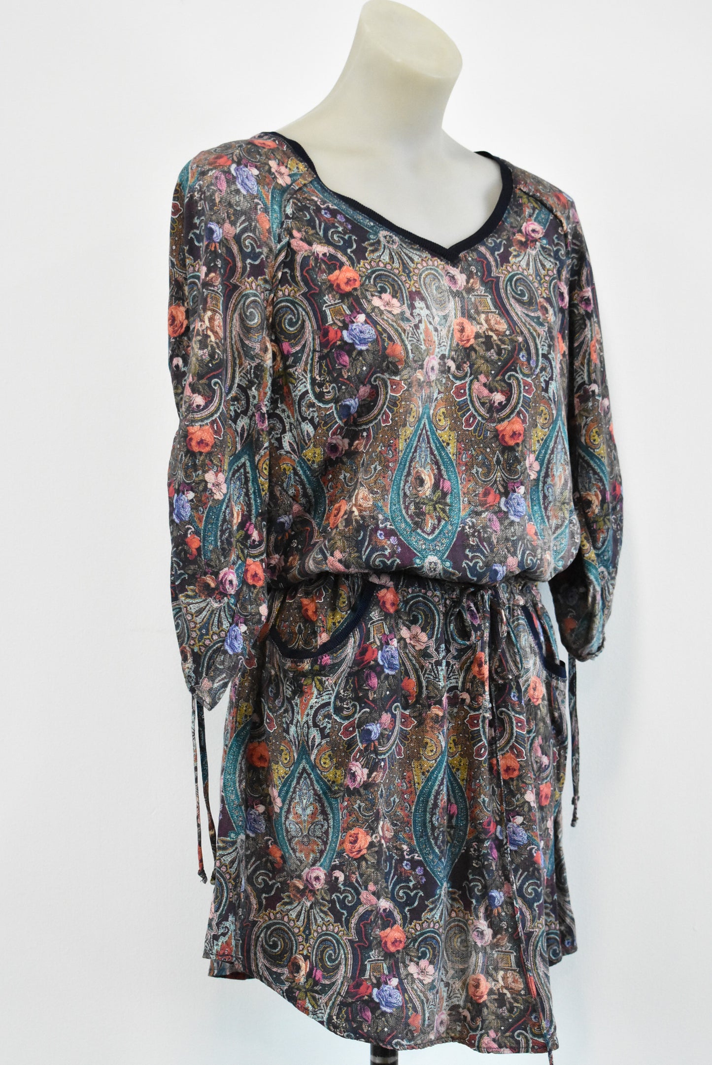 Loobie's Story floral pattern tunic dress, 12