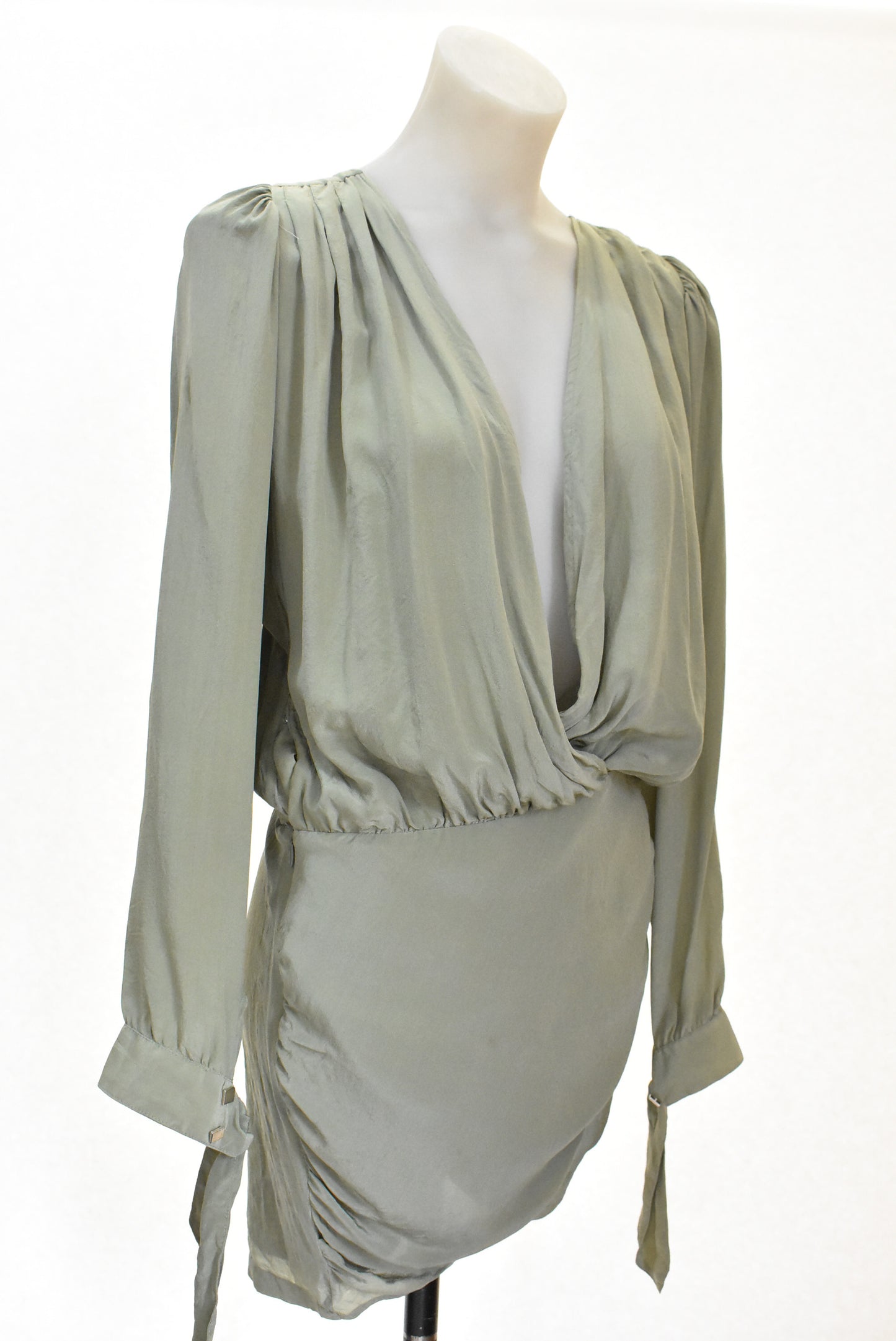 Maurie & Eve silk wrap front top, 8