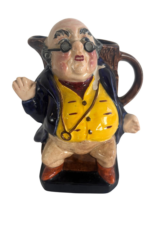 Mr Pigkwick Burgess Barleigh Ware ceramic jug