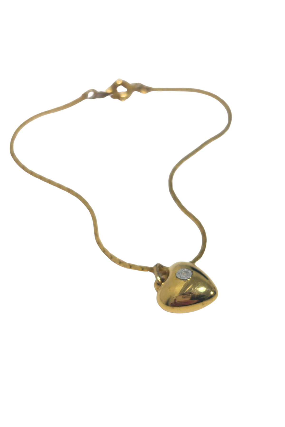 Golden heart bracelet