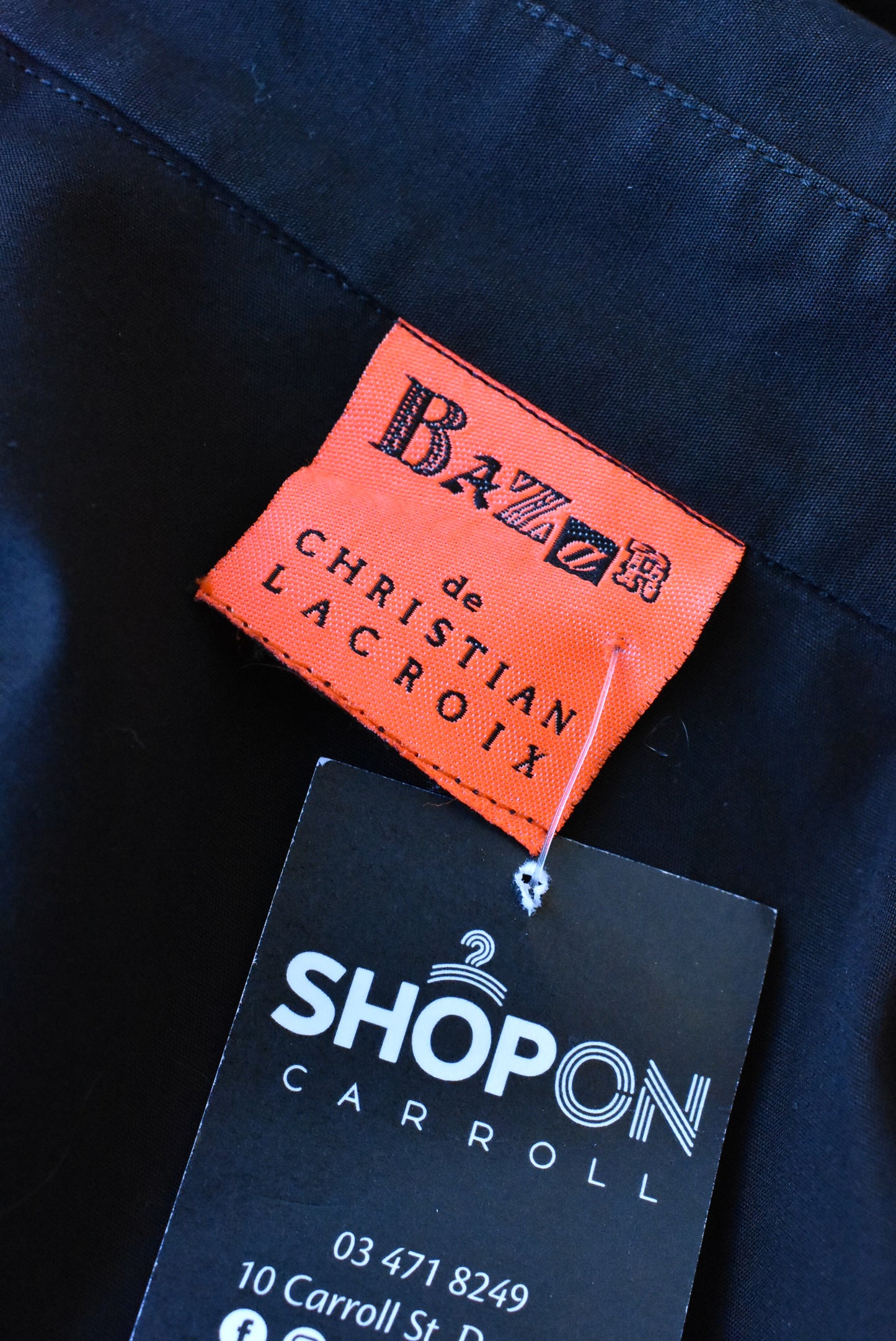 Bazar by Christian Lacroix shirred and gathered shirt, s/m