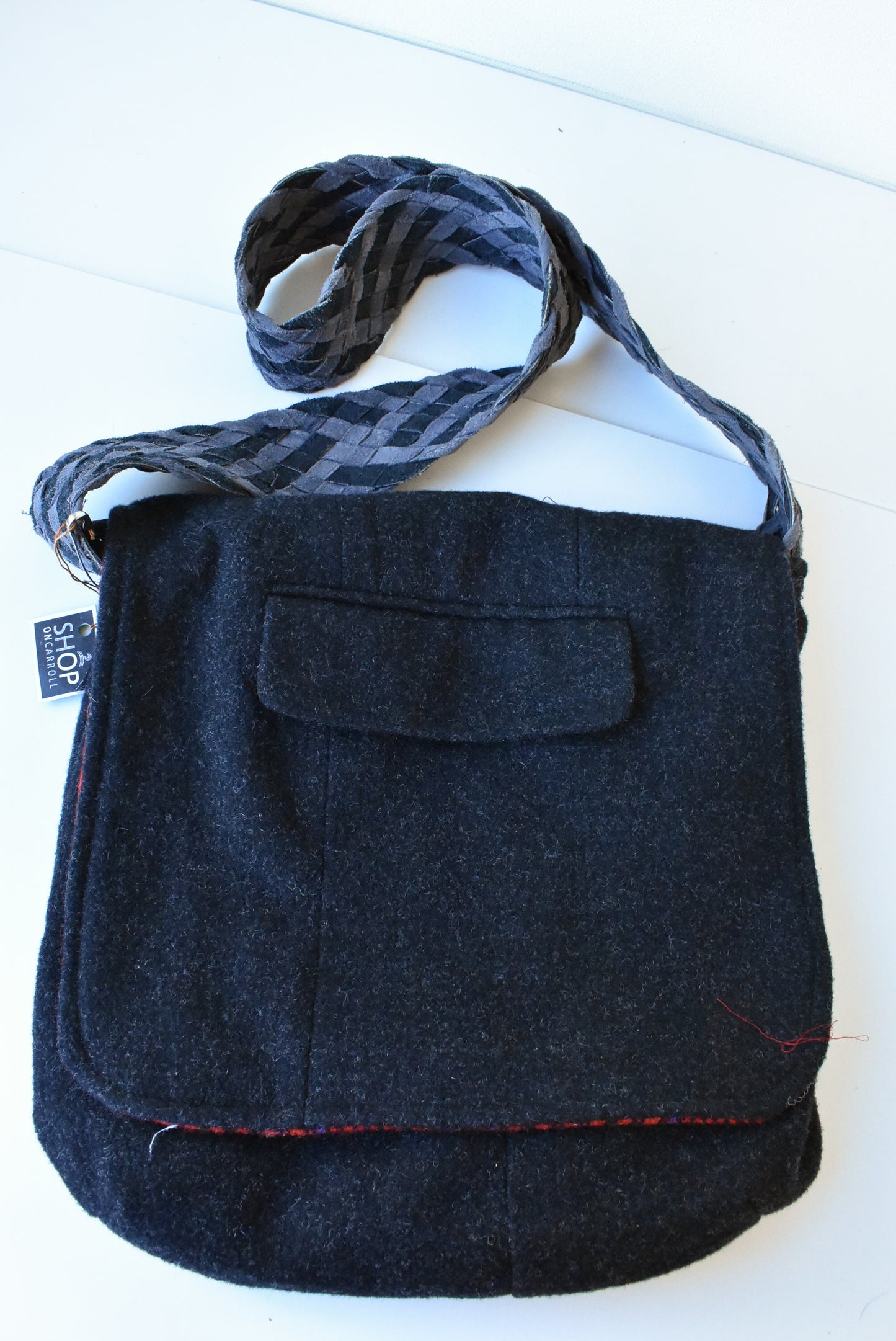 Handmade felt shoulder bag