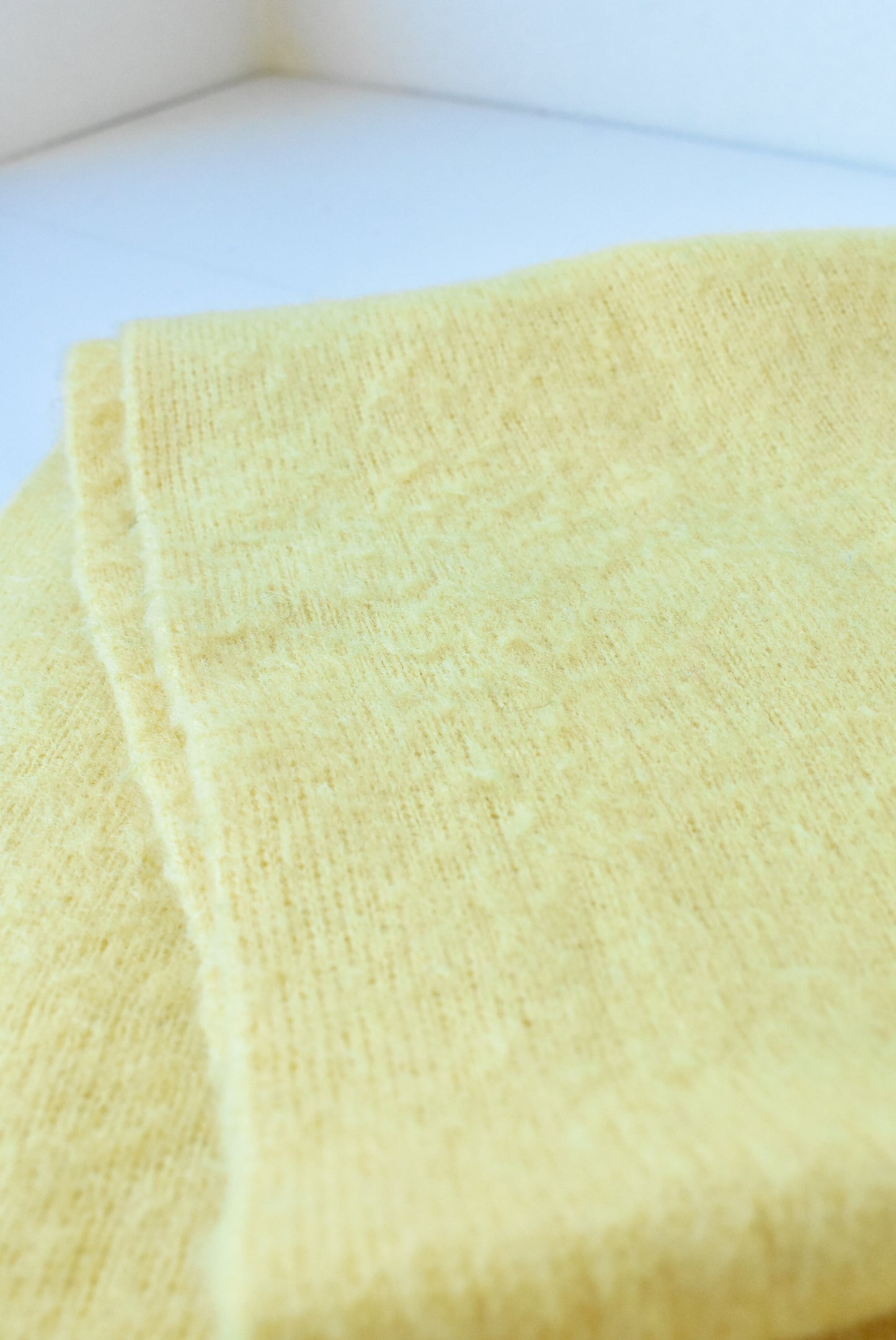 Arrow Vintage Yellow Woollen Scarf, made in NZ