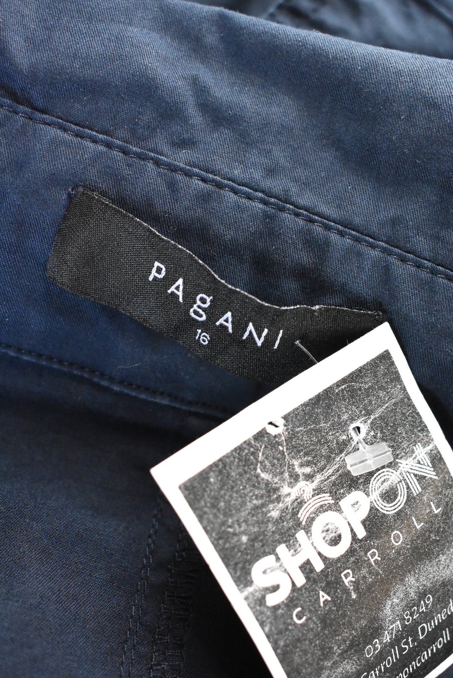 Pagani navy jacket with golden accents, 16
