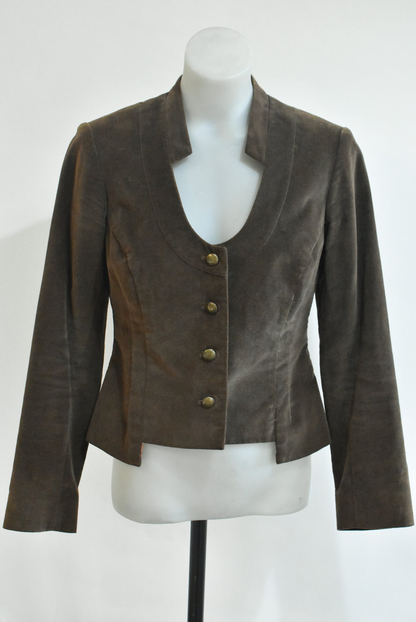 Lisa Ho brown velvety jacket (size 10)