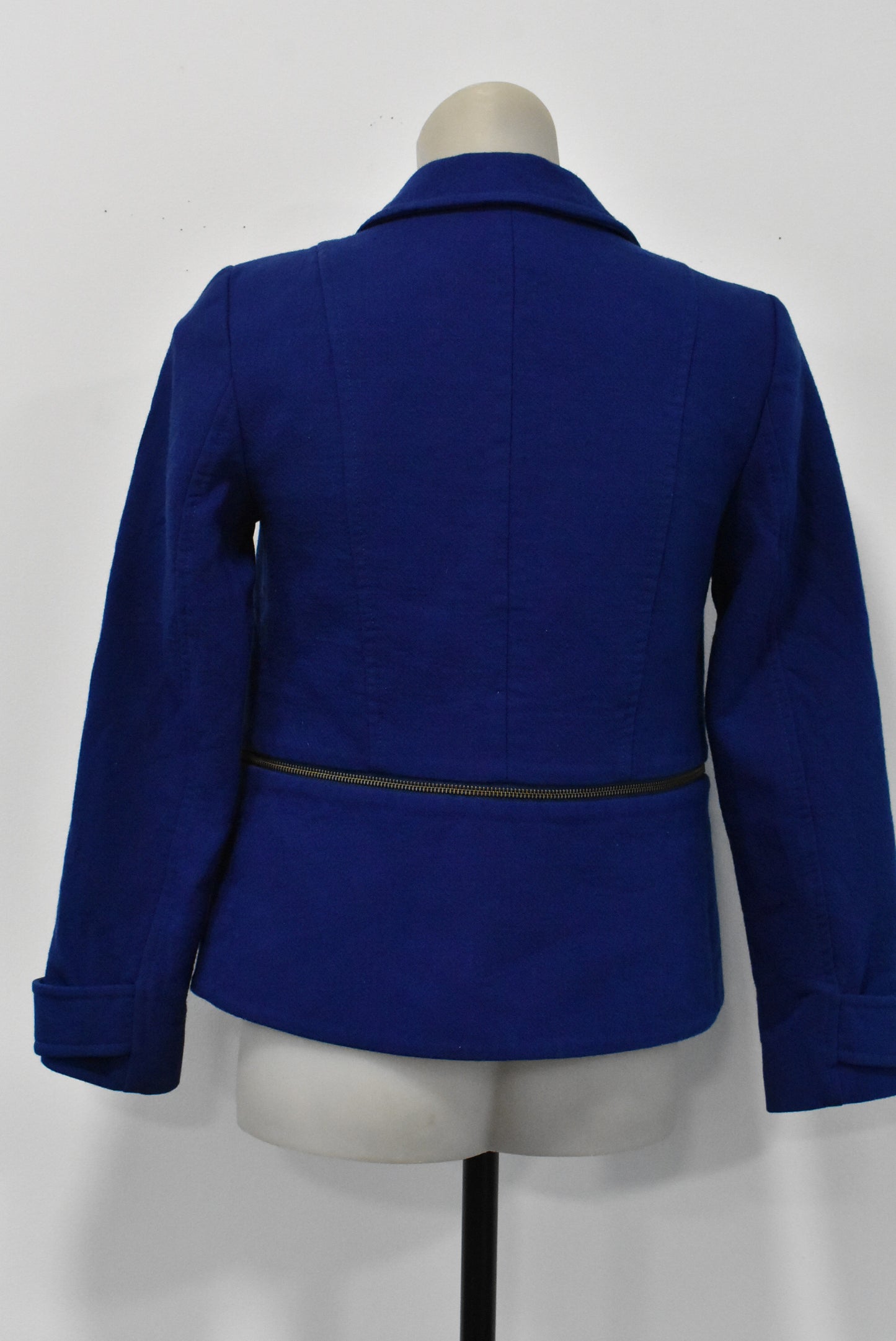 Veronika Maine blue wool coat jacket, 6
