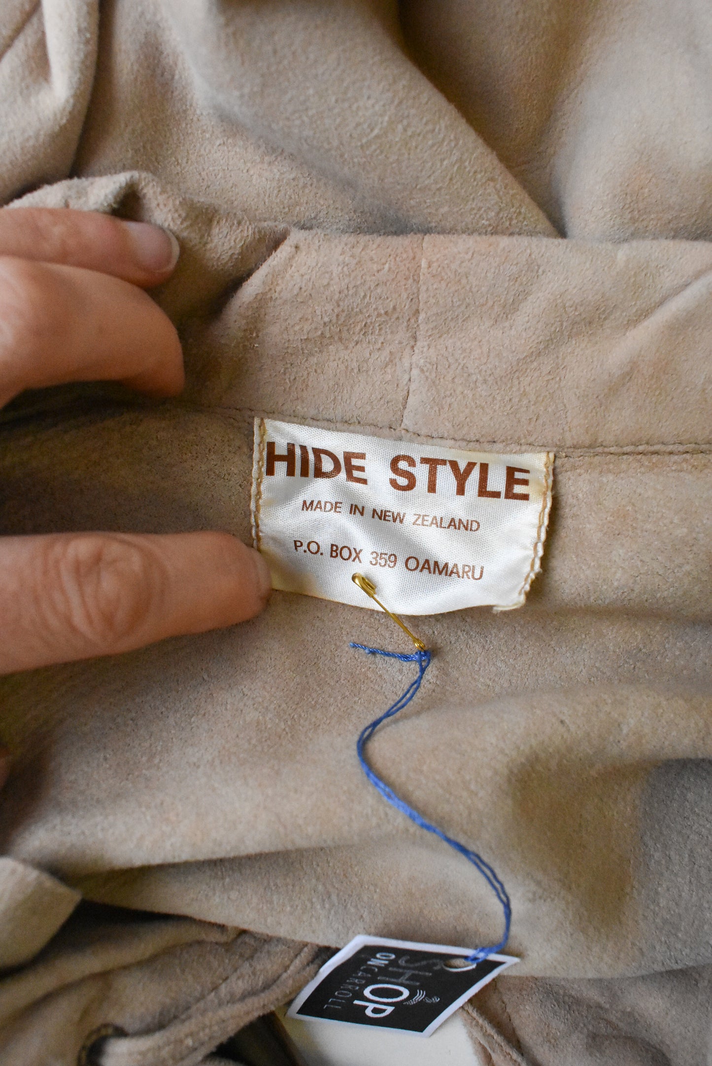 Hide Style Lace Up Top -made in Oamaru