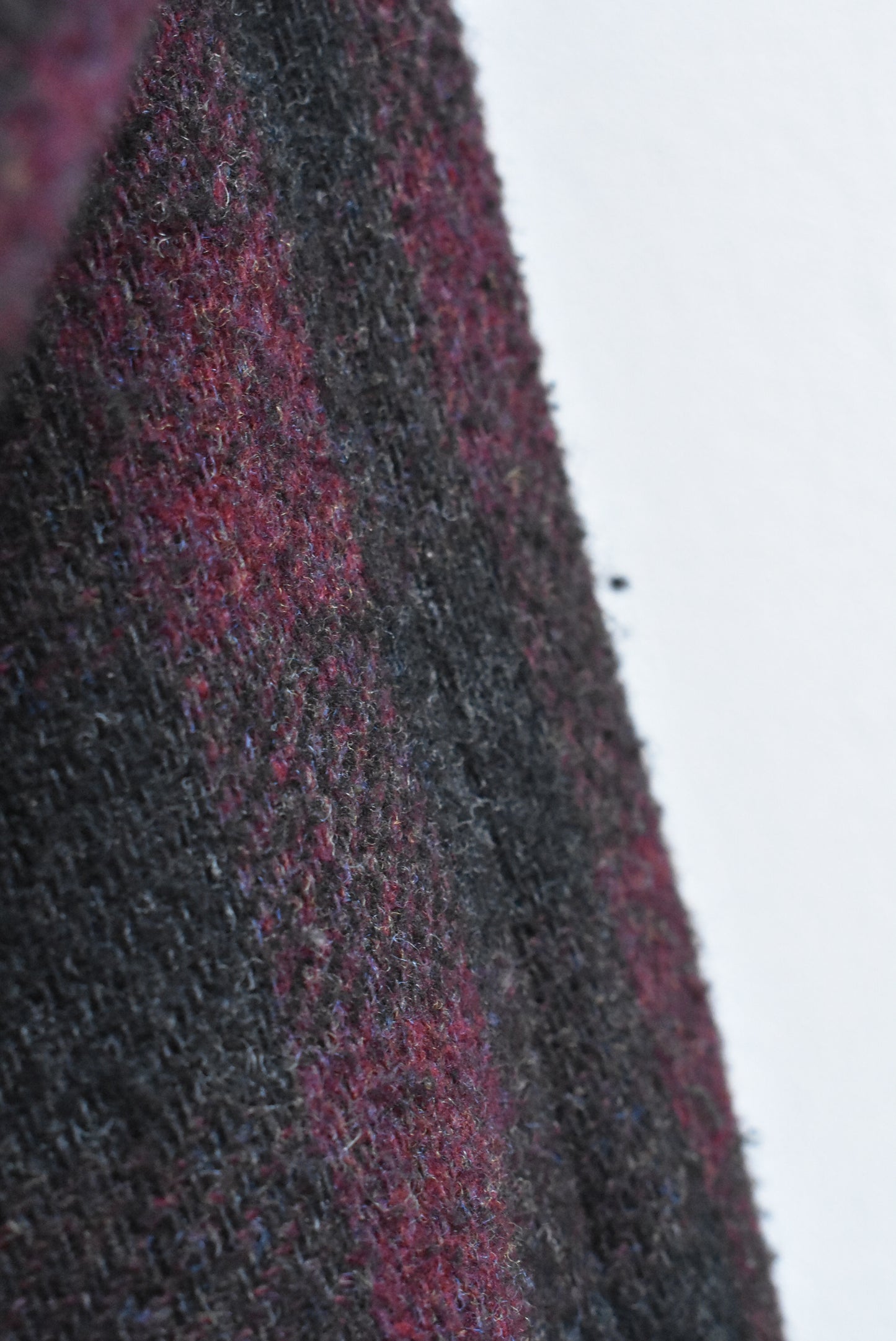 French Connection wool blend coat with furry collar, 8