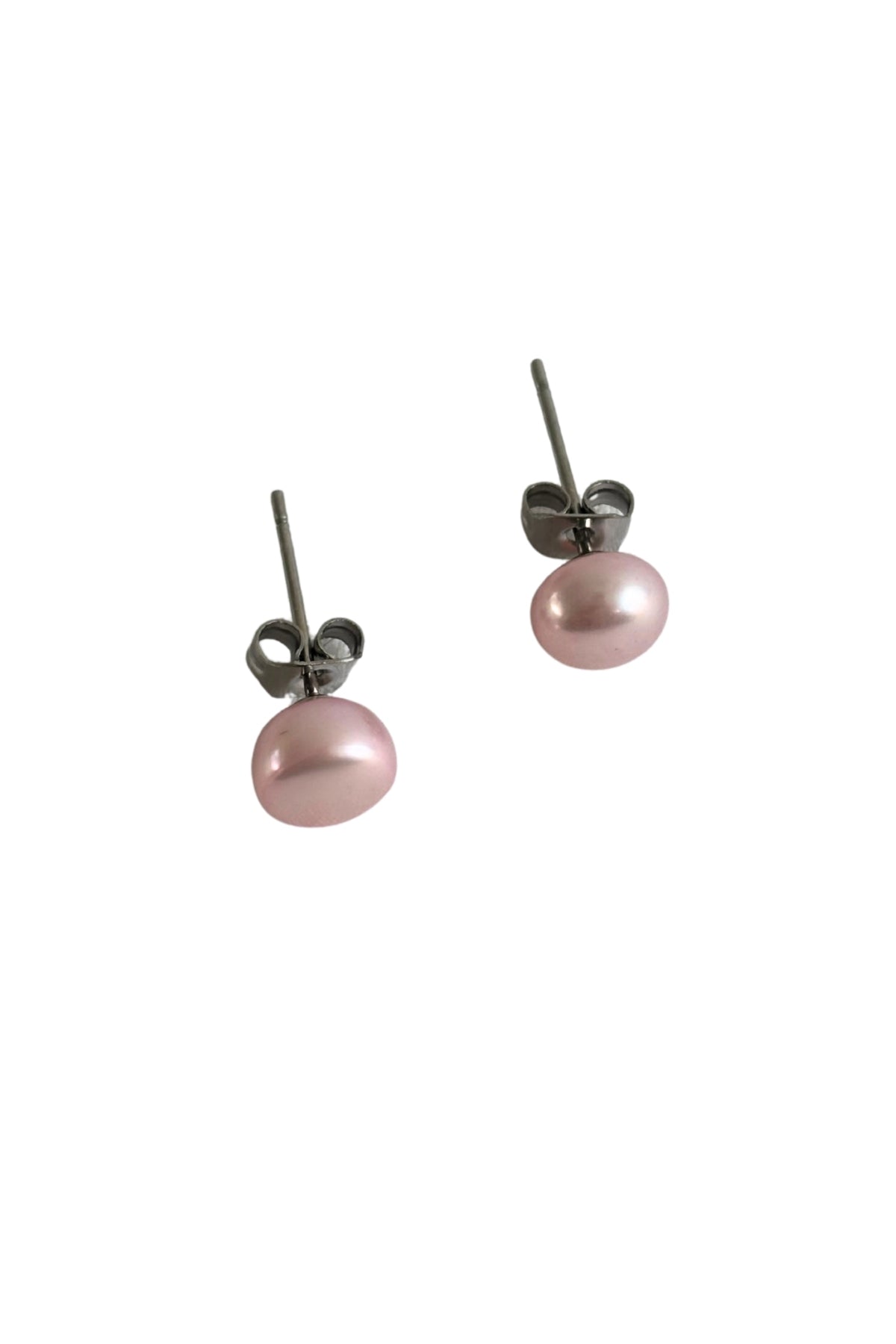Pink pearl 925 silver studs