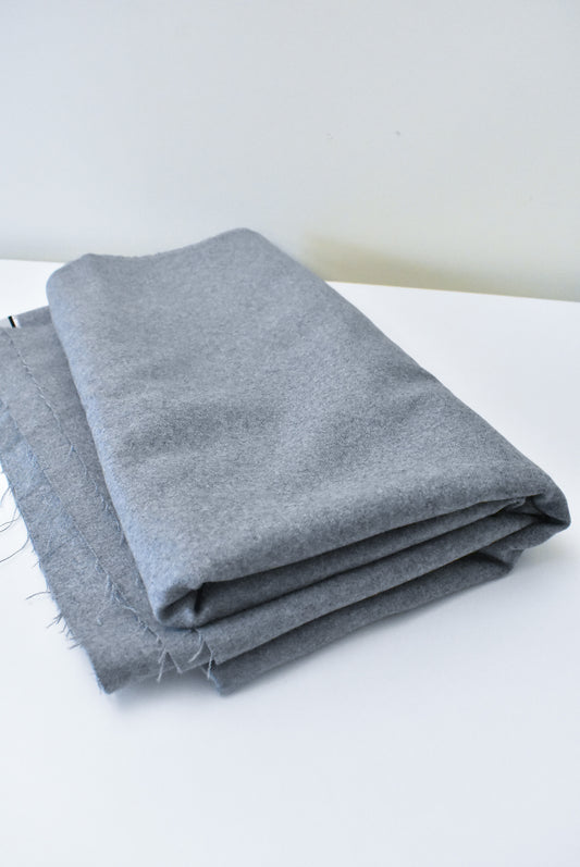 Wool fabric, grey