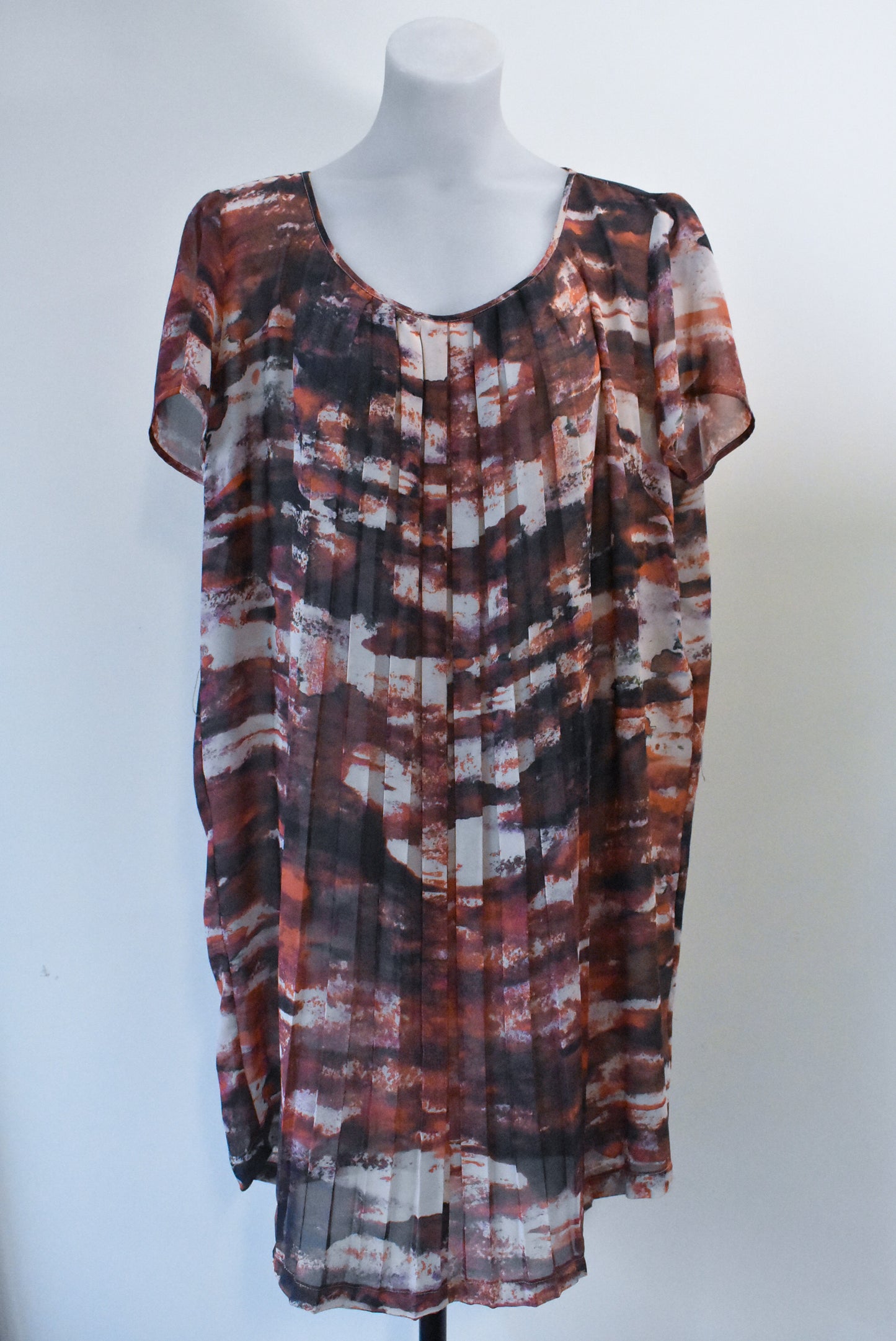 Storm sheer pleated tunic, 14
