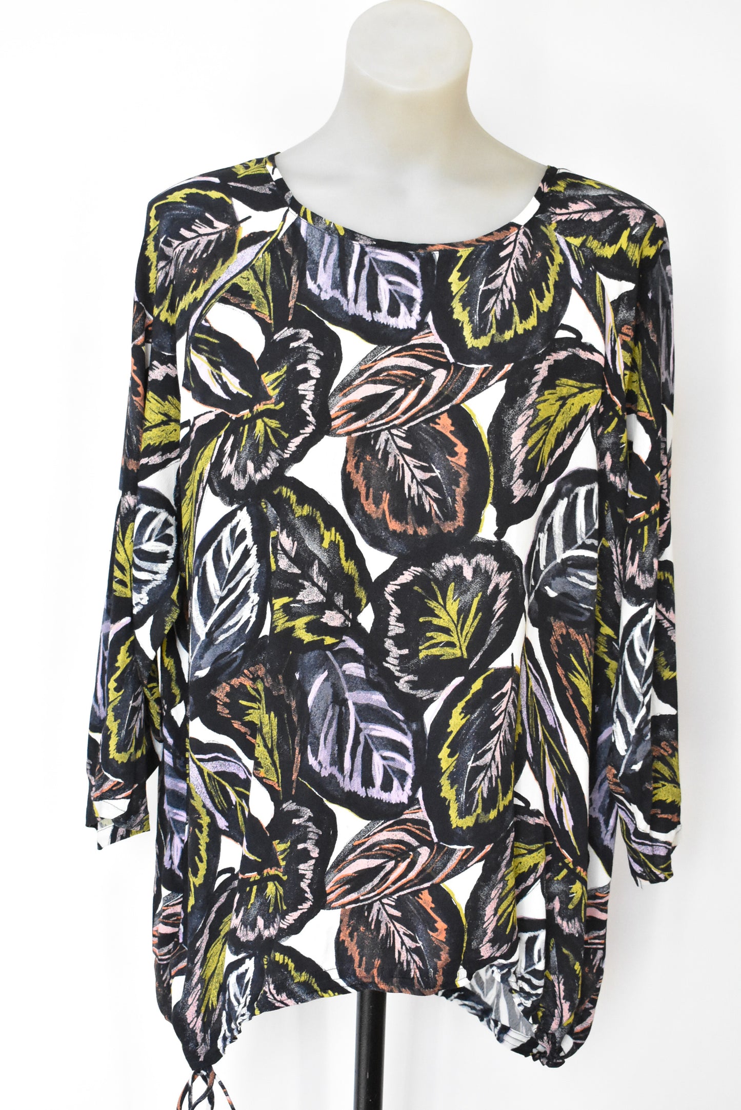 Leafy calathea top, XL