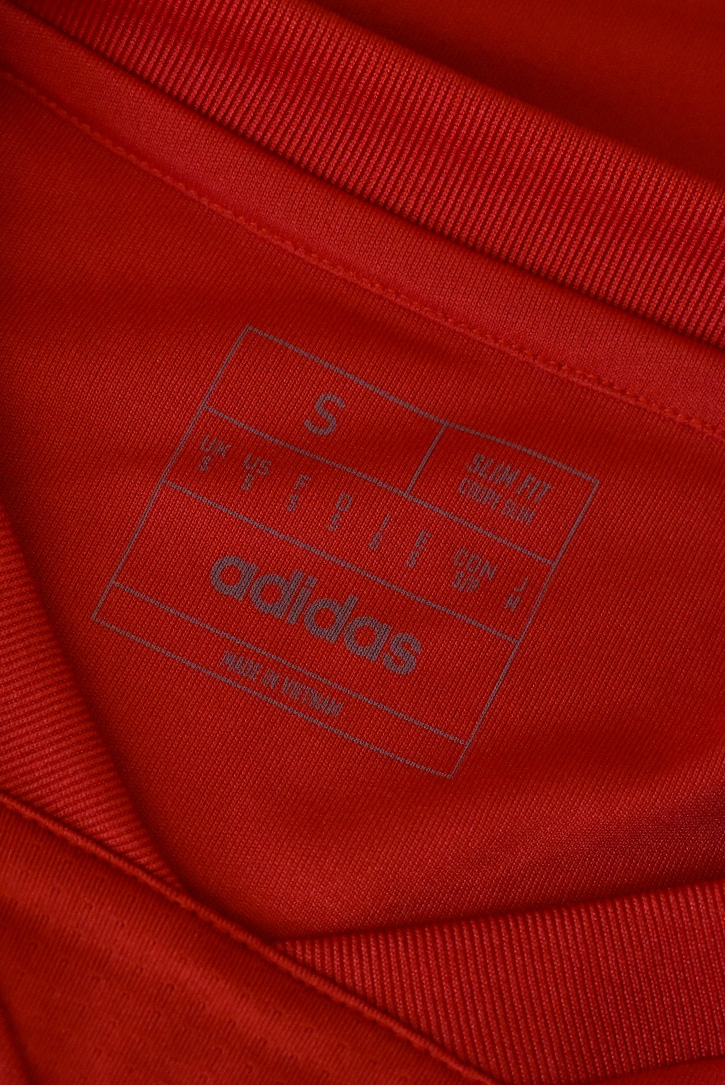 Adidas *NEW* red malliot jersey, S