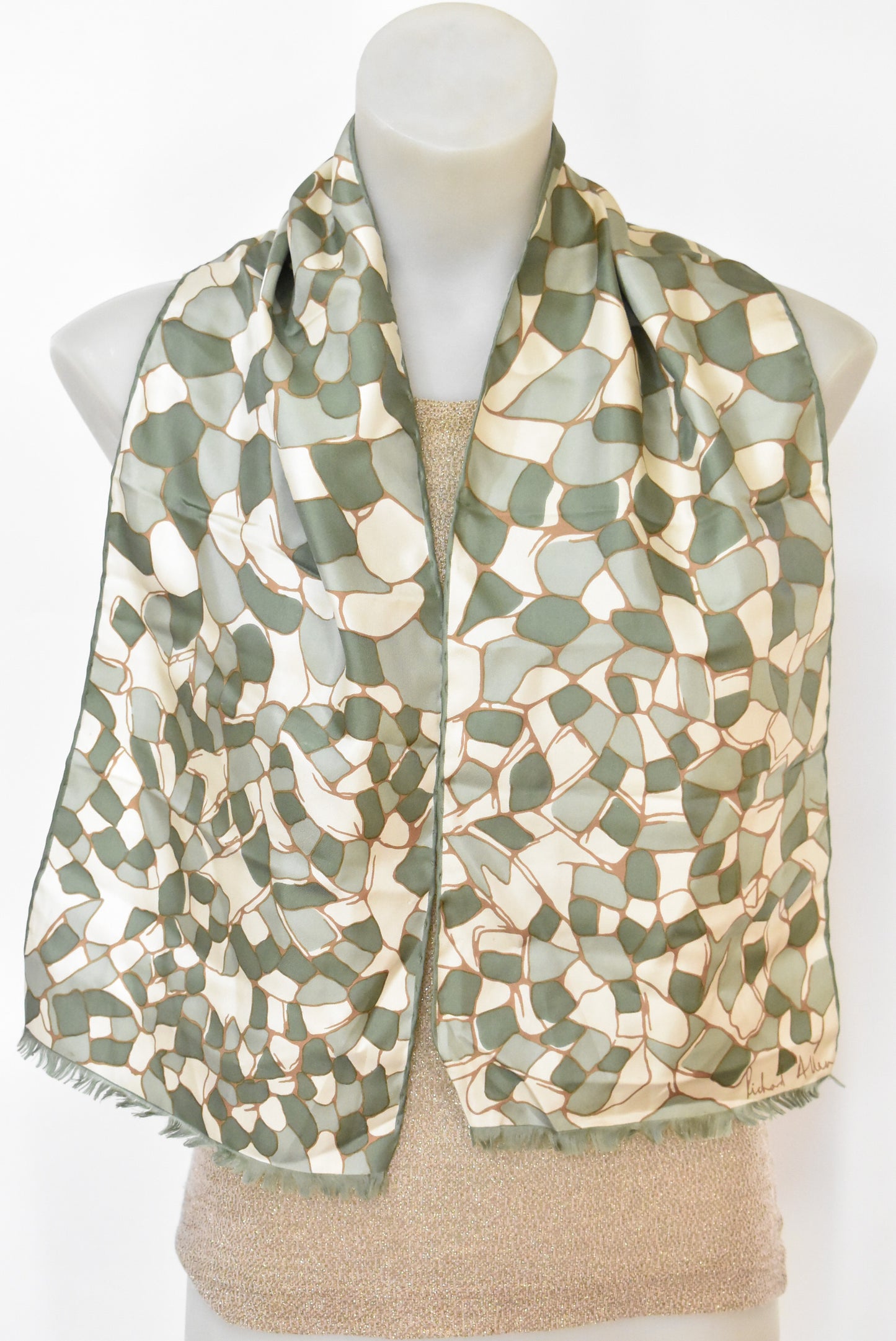 Richard Allan vintage silk scarf