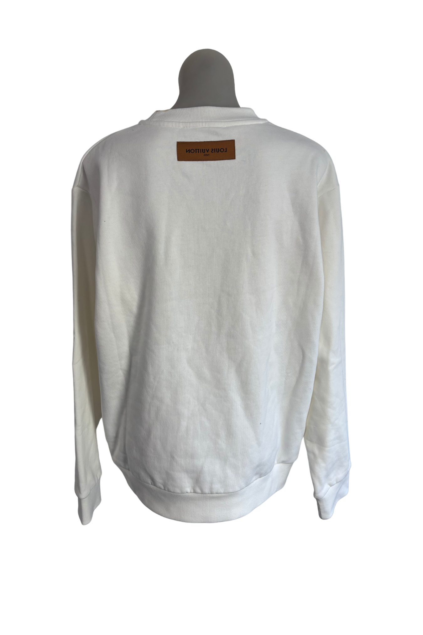 Louis Vuitton flower monogram embroidered jumper, L