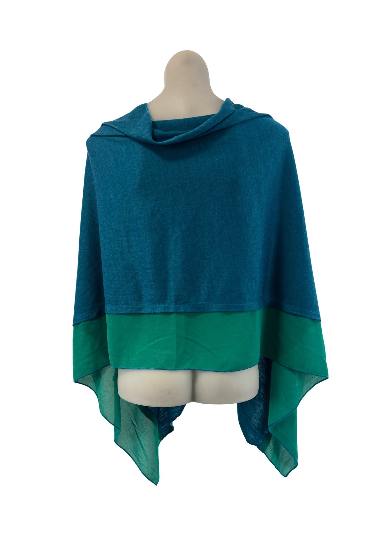 Lightweight blue poncho OSFM