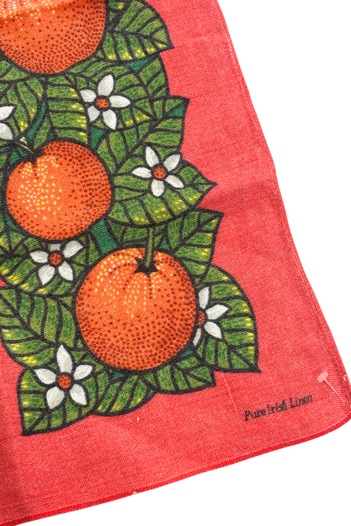 Pure Irish linen fruits tea towel
