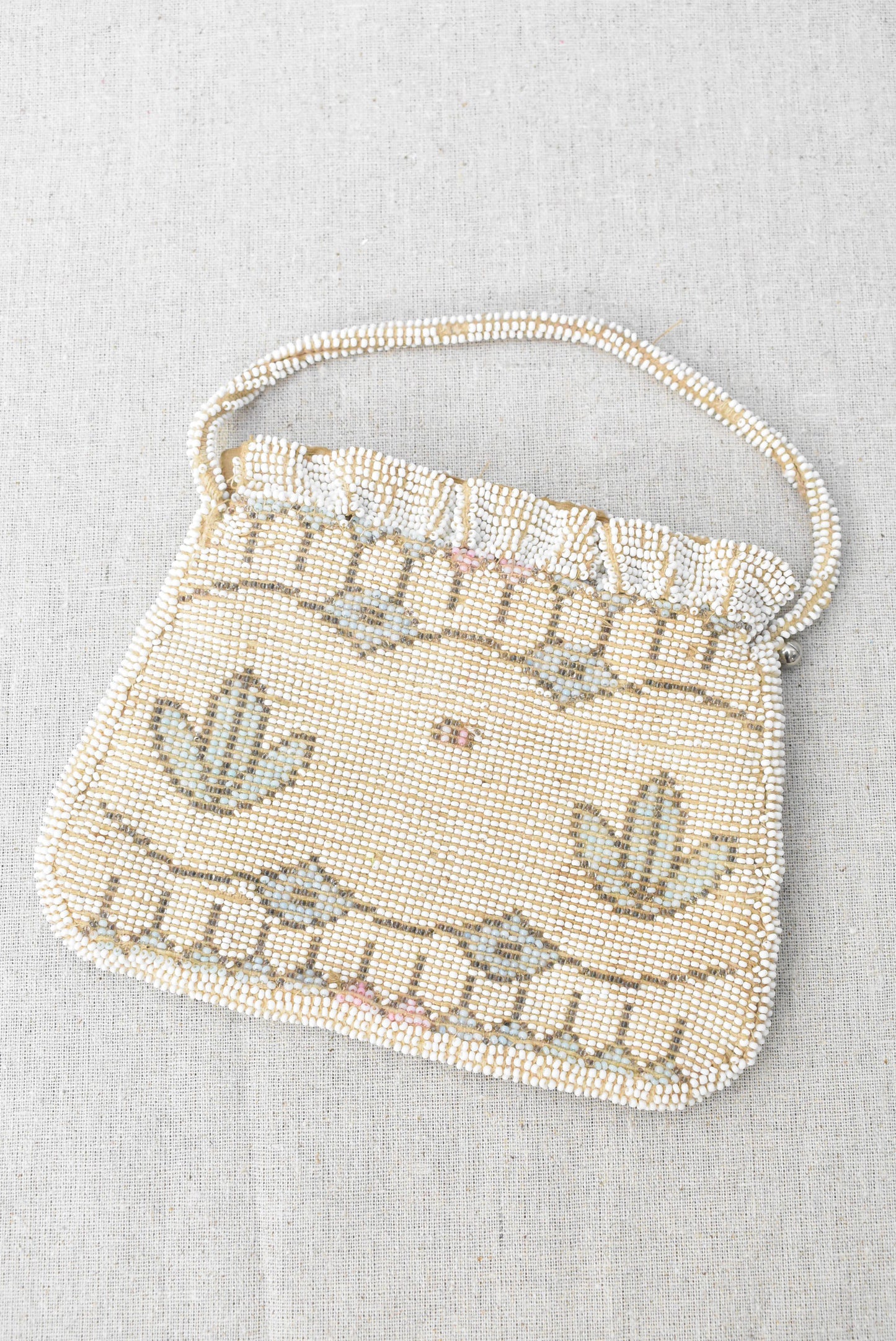Vintage beaded clutch