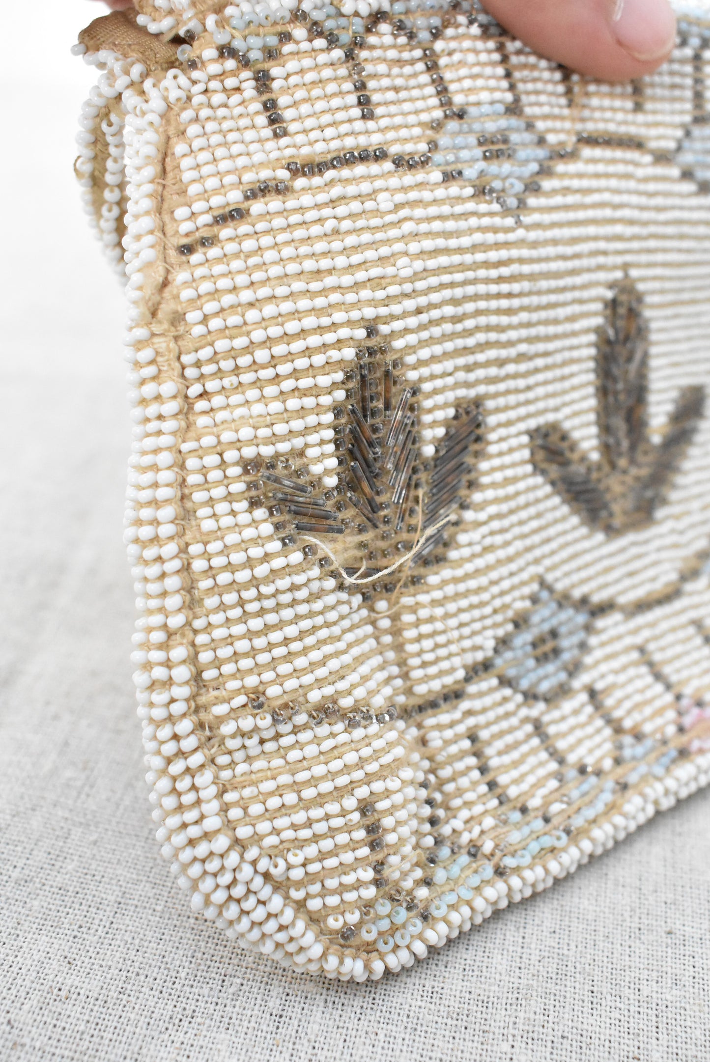 Vintage beaded clutch