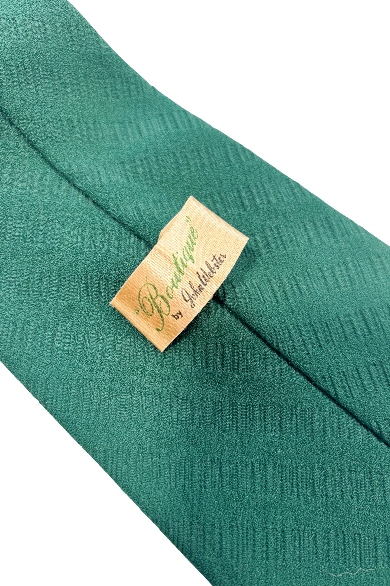 "Boutique" By John Webster NZ made large green tie
