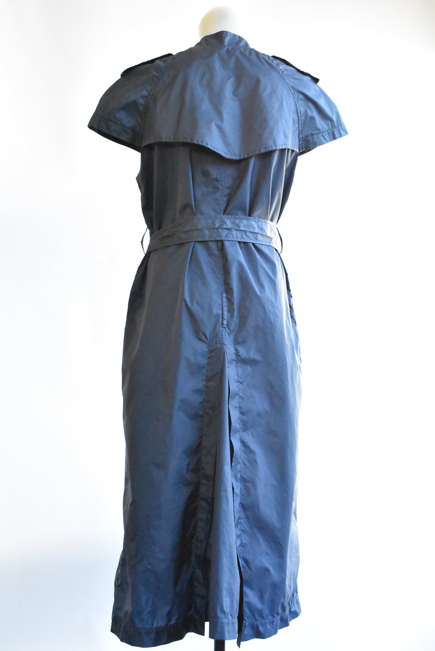 NOM*d navy double breasted button up dress, 12