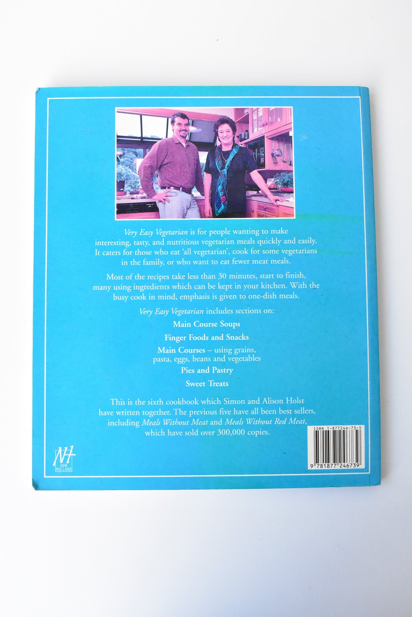 Alison and Simon Holst Vegetarian cookbook, 1998 retro