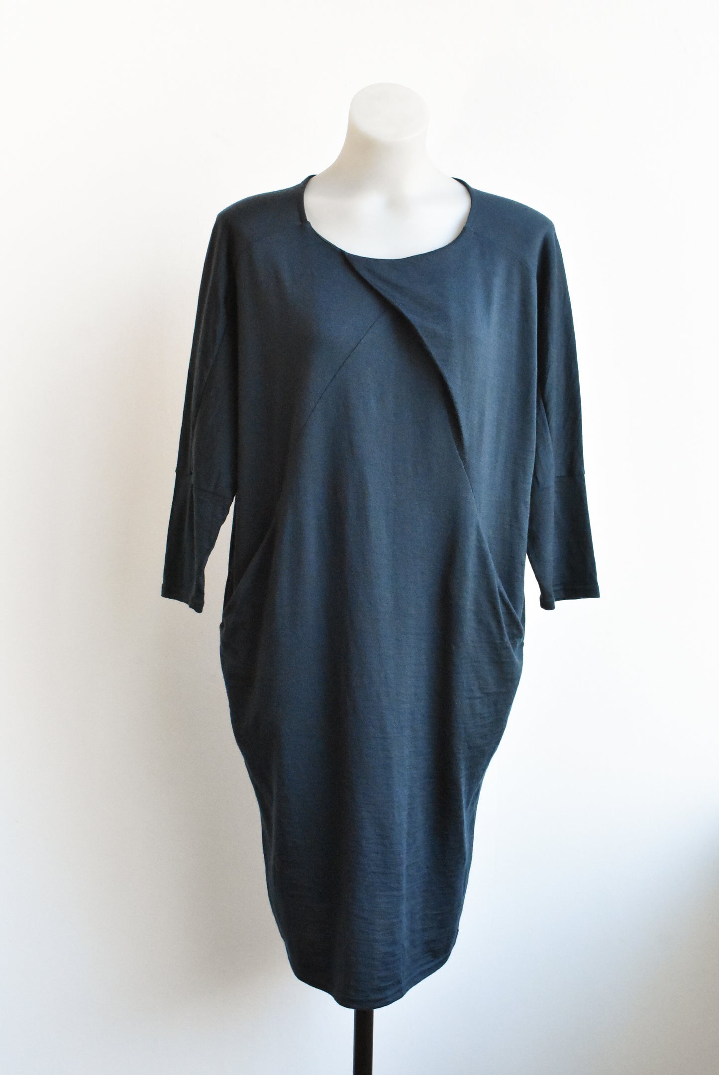 North South Merino merino wool long sleeve dress with pockets, M