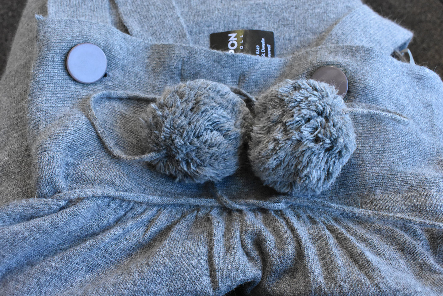 Face Off grey wool blend pinafore, XS