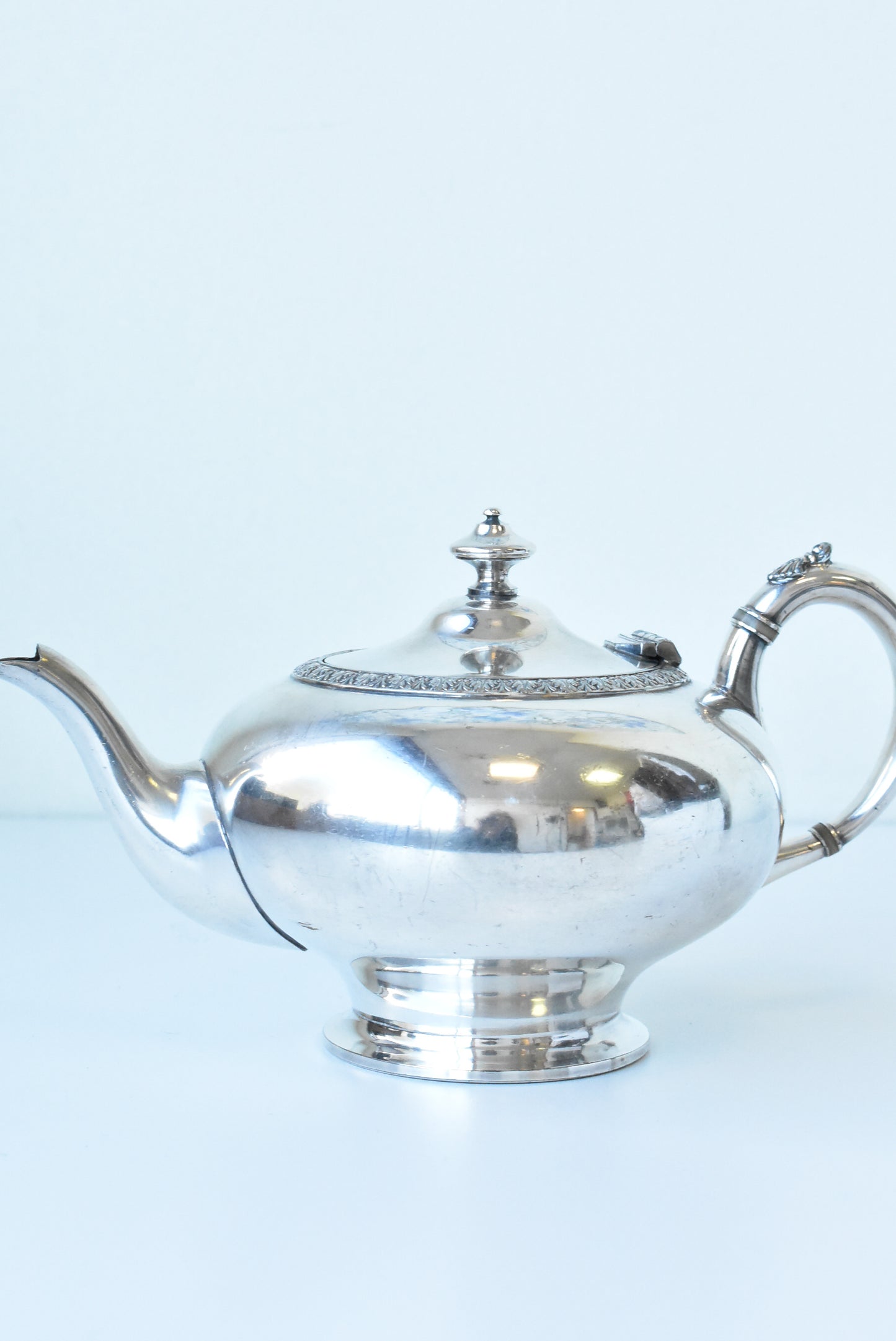 Stewart Dawson vintage silver-plated teapot
