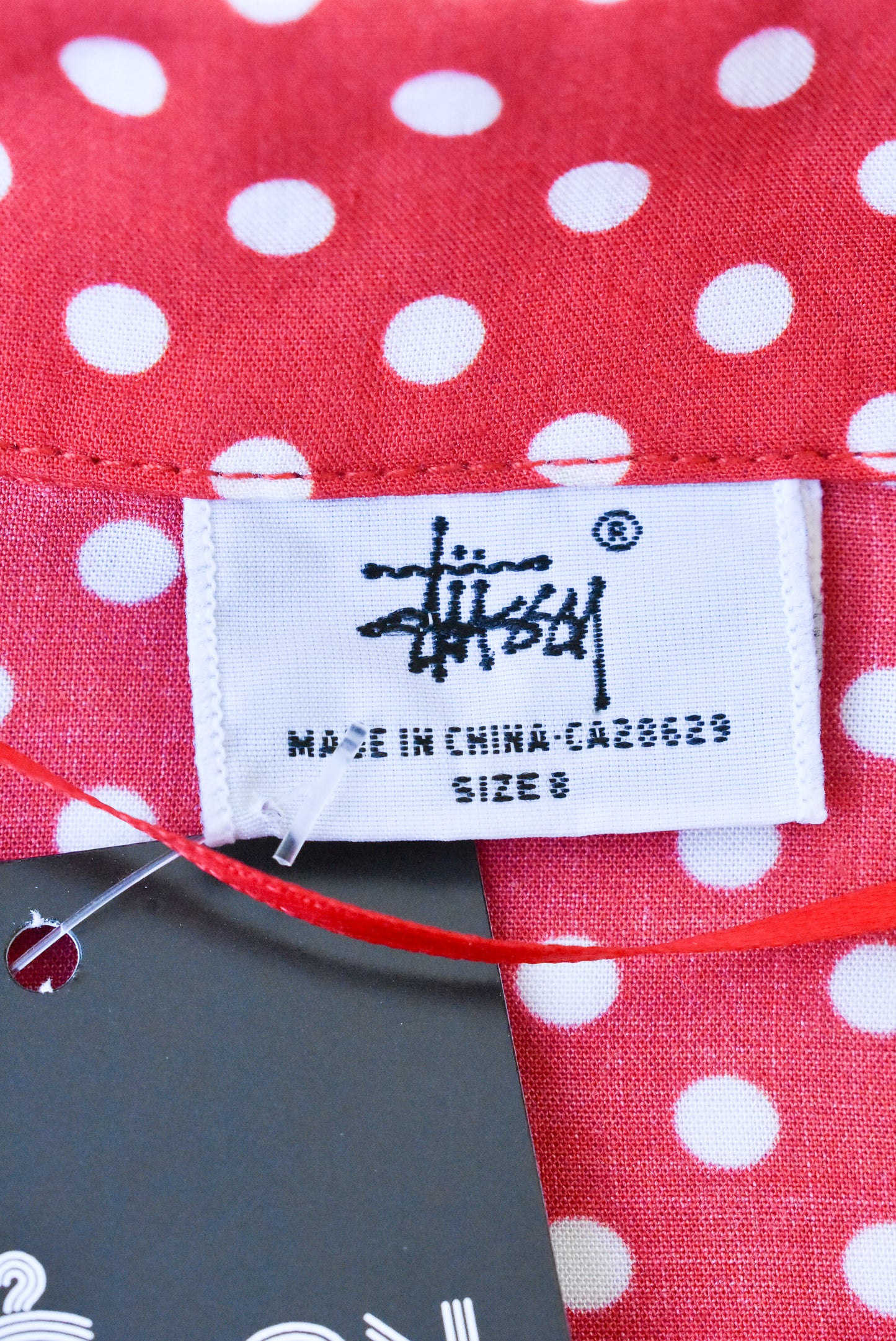 Stussy polka dot crop top, size 8