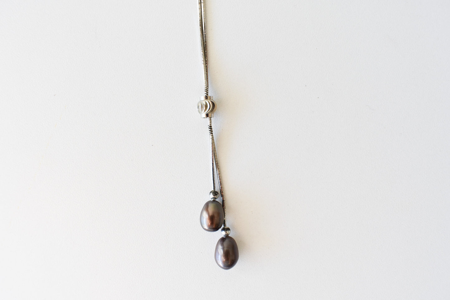 Sterling silver tassel necklace