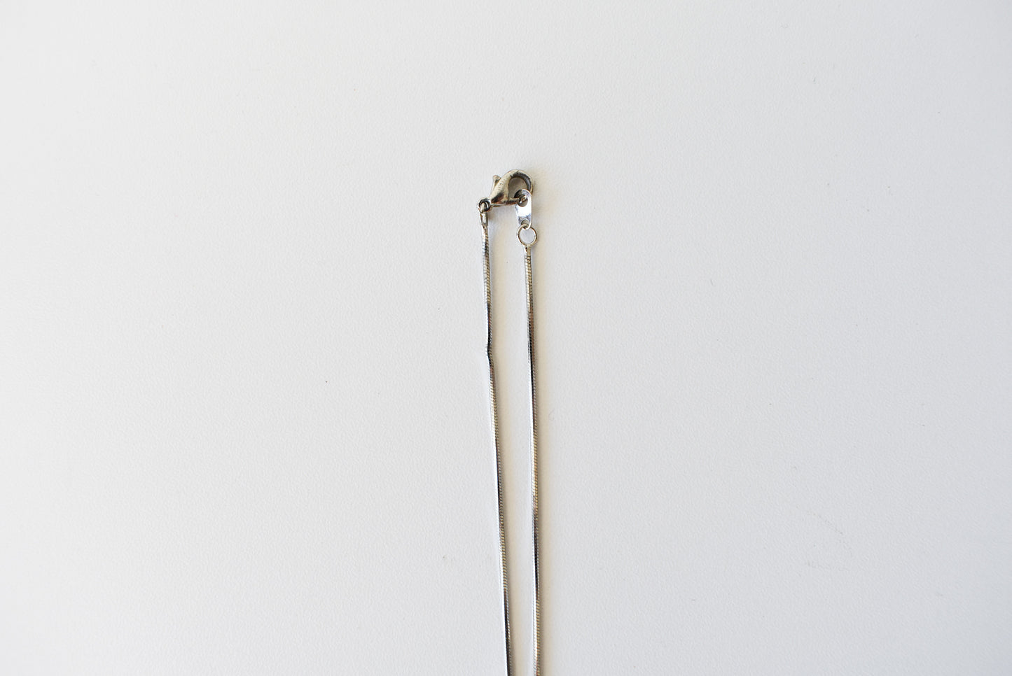 Sterling silver tassel necklace