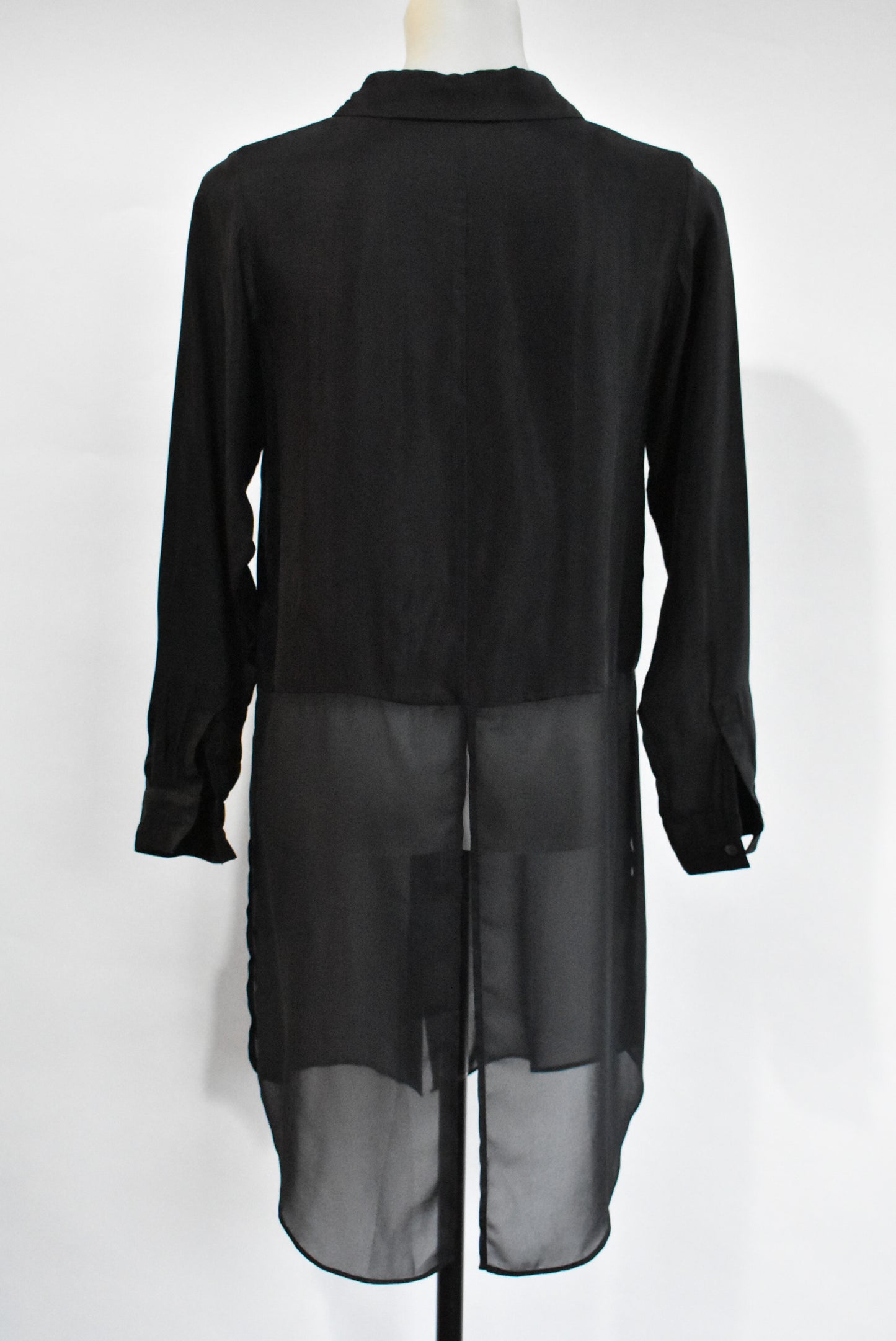 Lemon Tree long sheer tailed shirt/shirtdress, 8