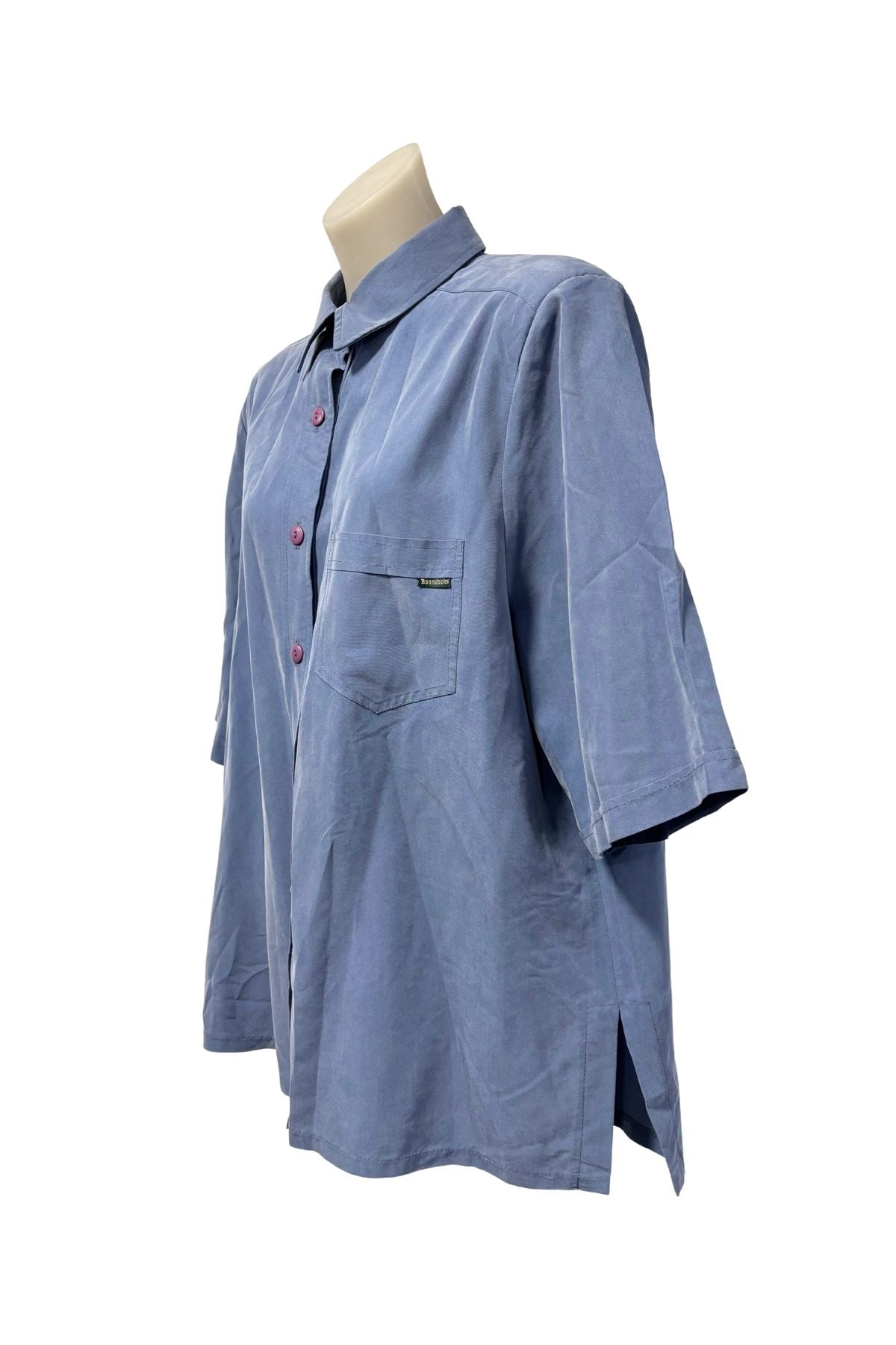 Boondocks NZ made vintage short sleeve blouse, 18
