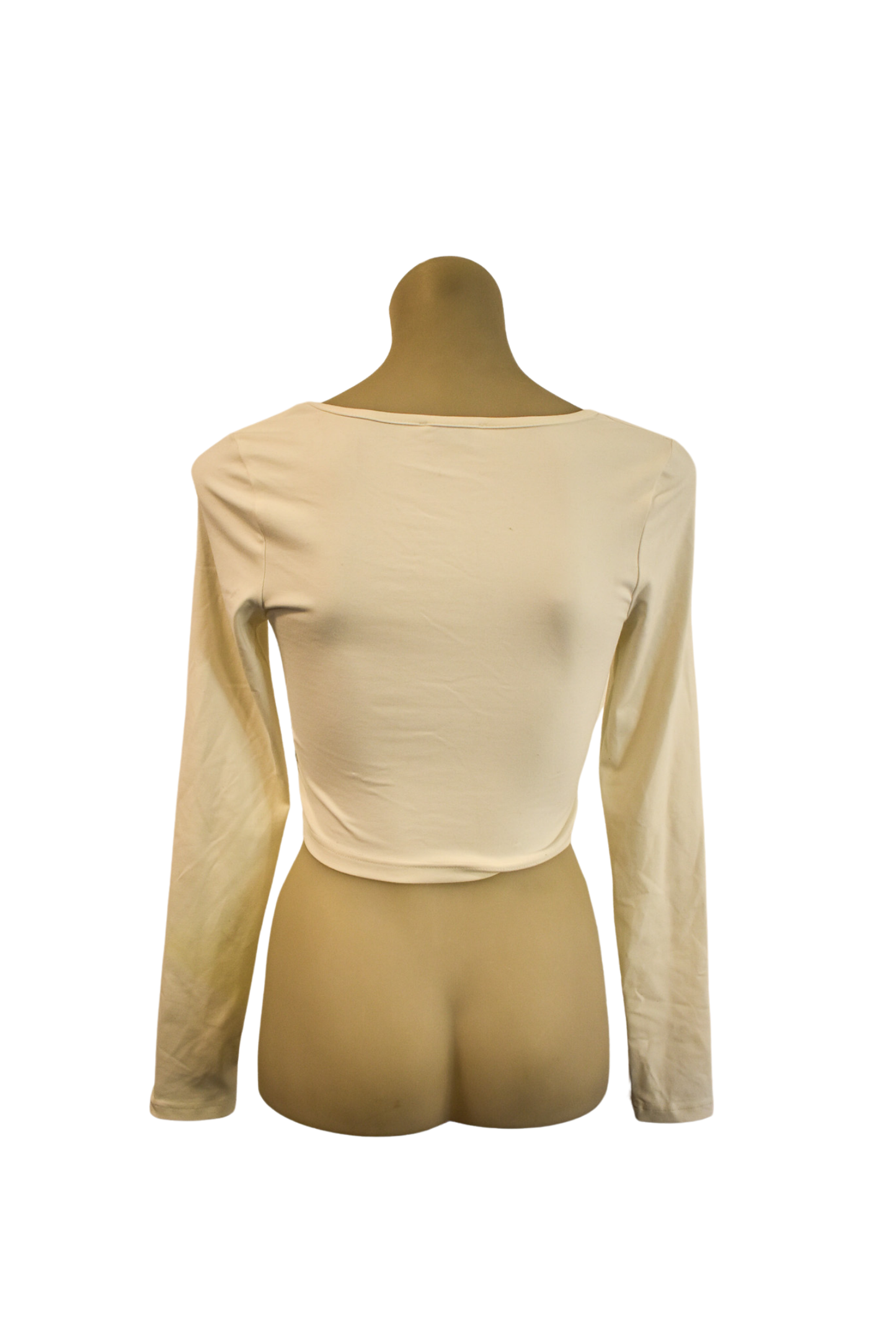 Tiger Mist asymmetric white top, XS