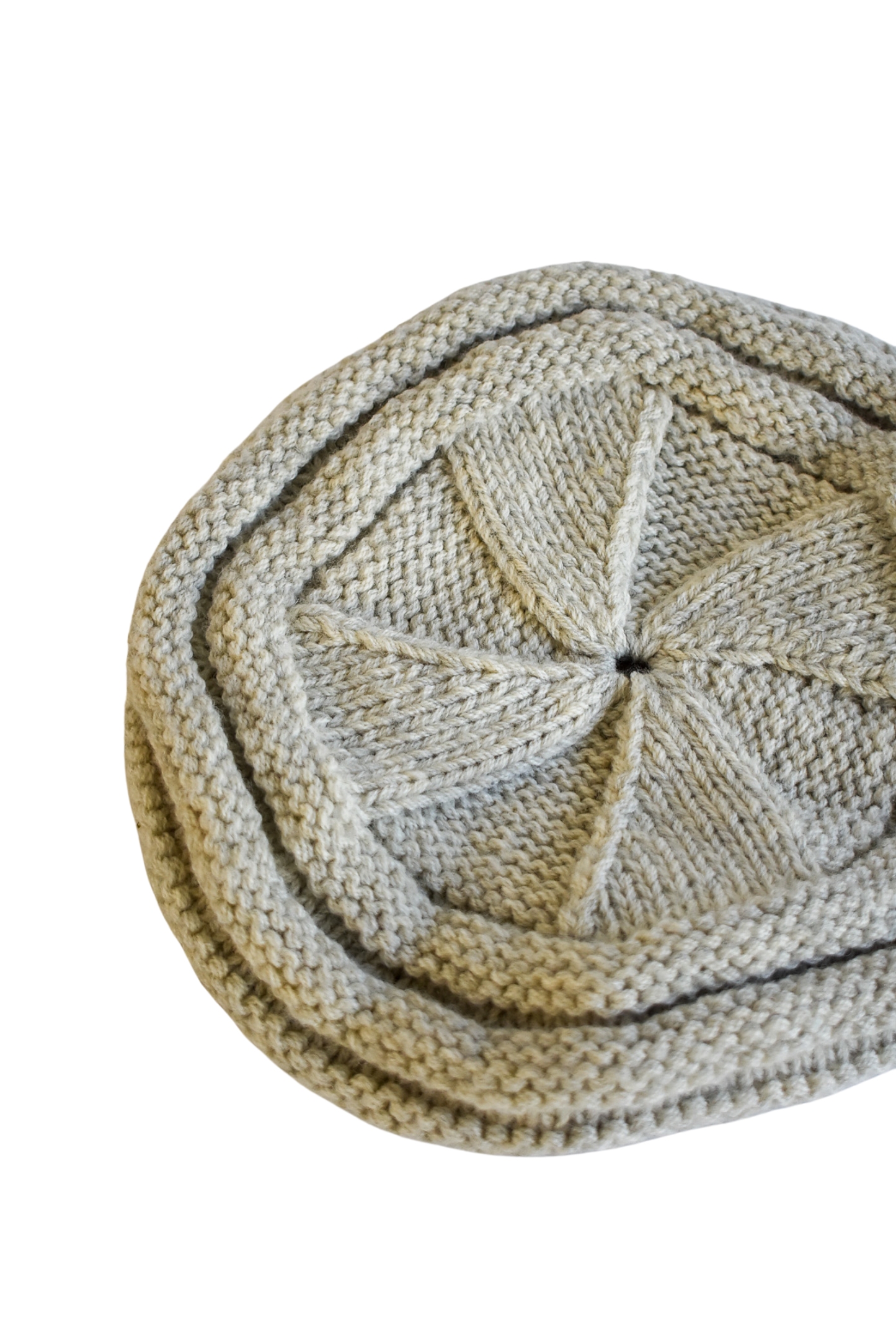 Chunky handknit beret