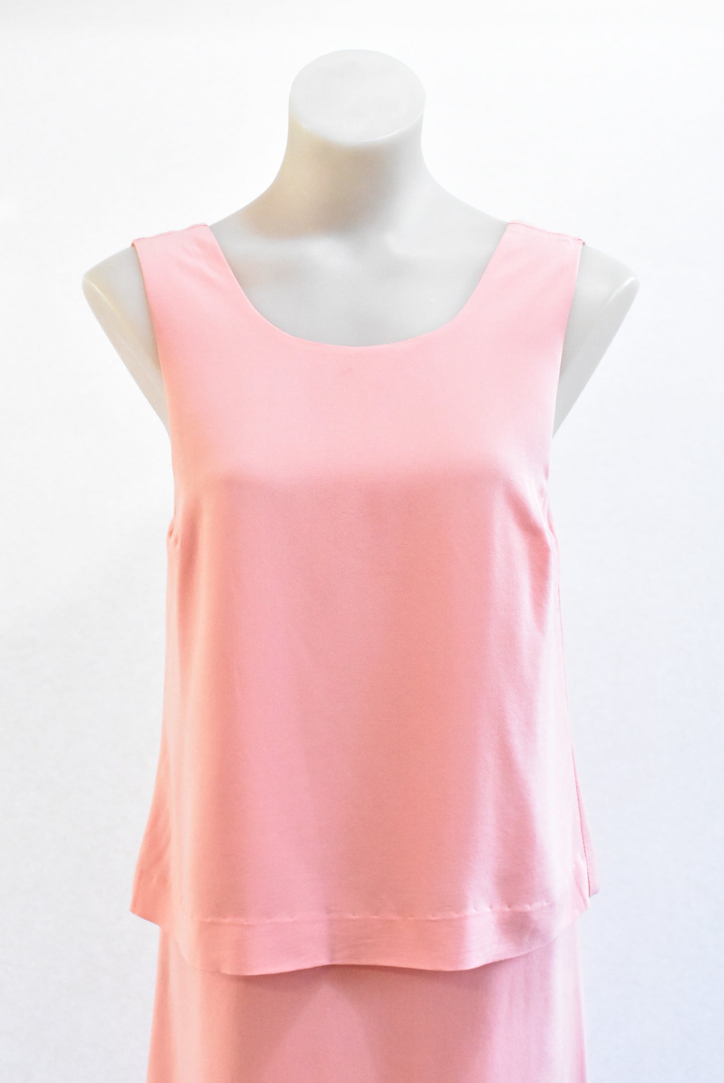 Sisters dusky pink singlet dress, size 8