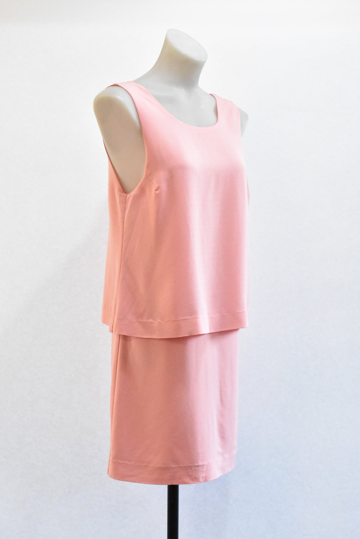 Sisters dusky pink singlet dress, size 8