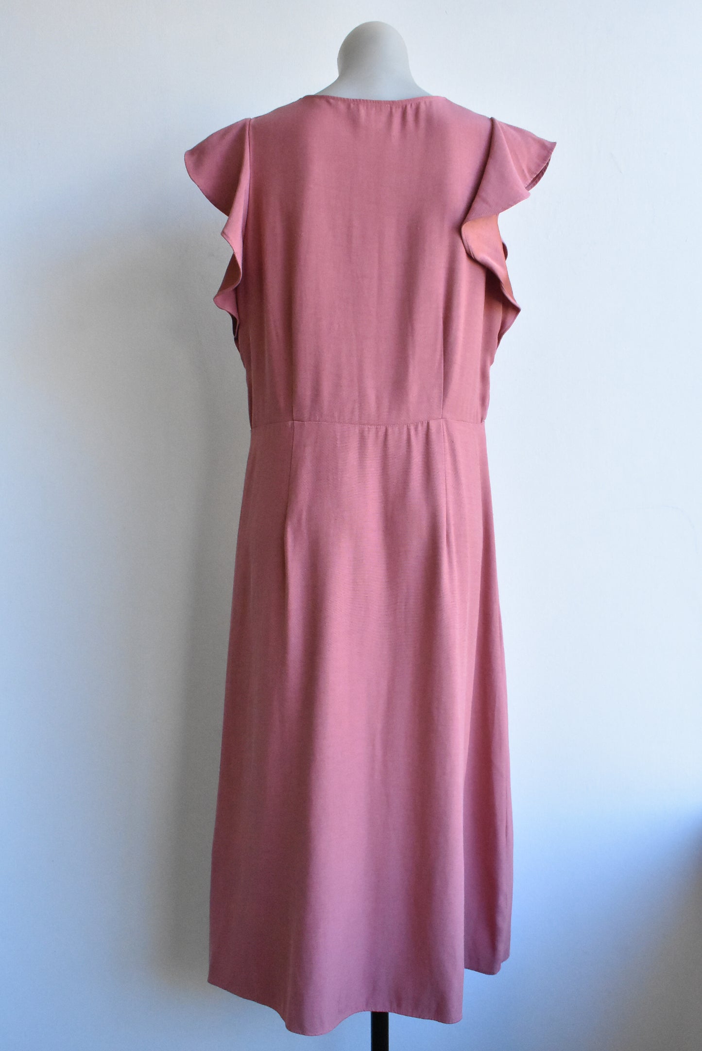 Witchery pink buttoned dress, size 12