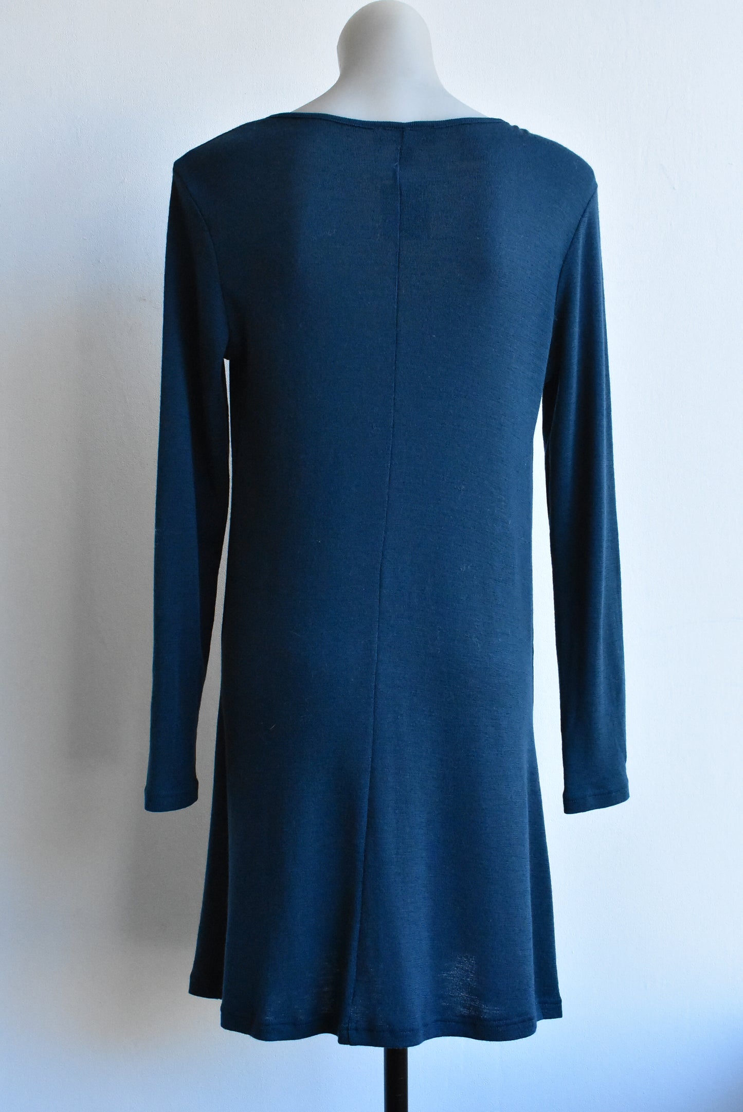 Red Head merino green tunic, size 14