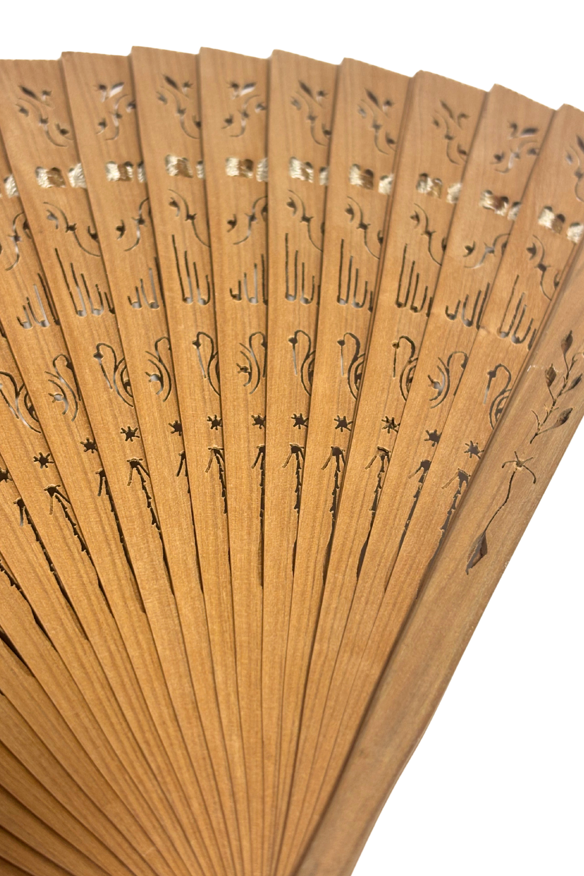 Vintage wooden fan