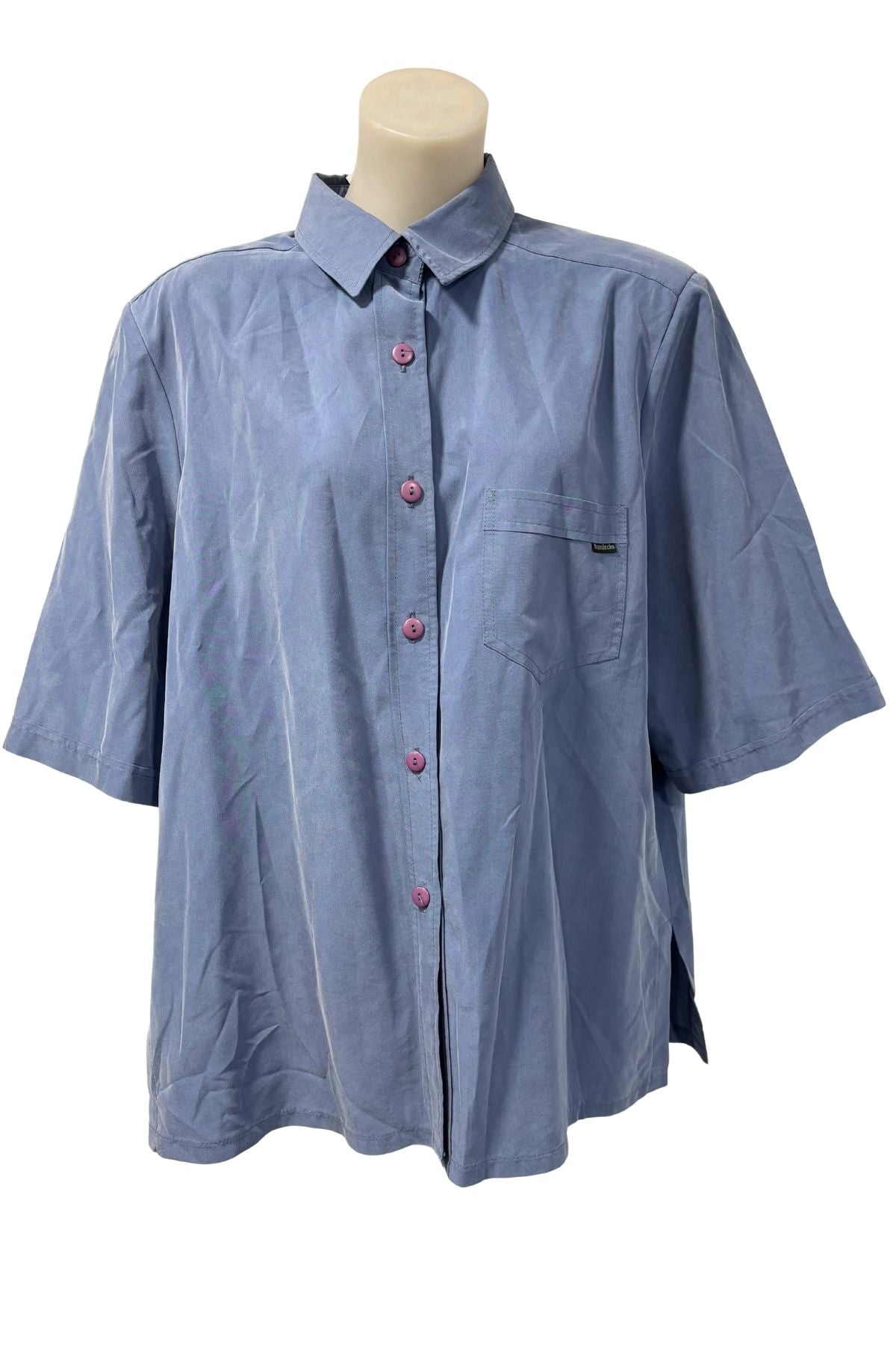 Boondocks NZ made vintage short sleeve blouse, 18