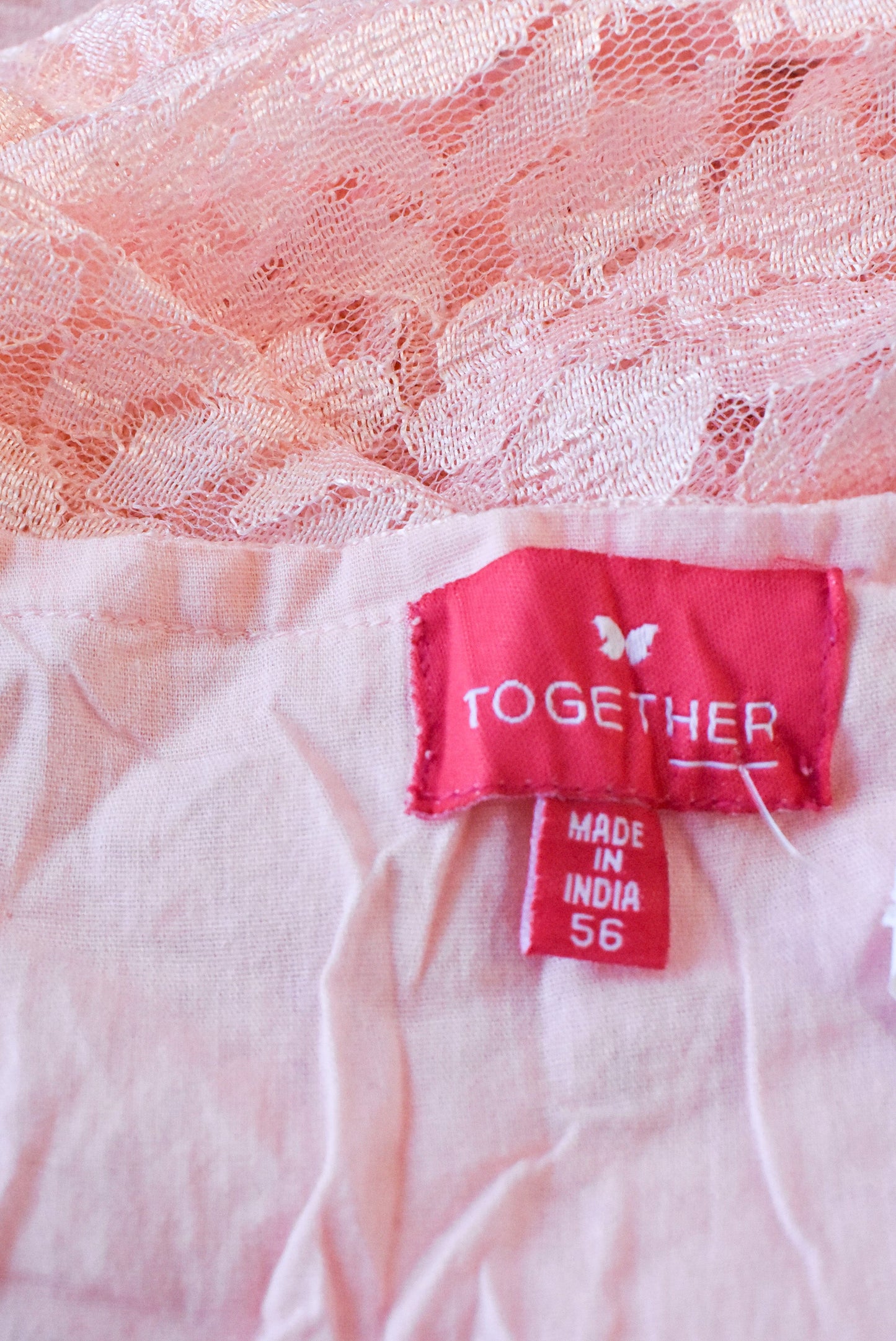 Together pink lace dress, 56/XXL