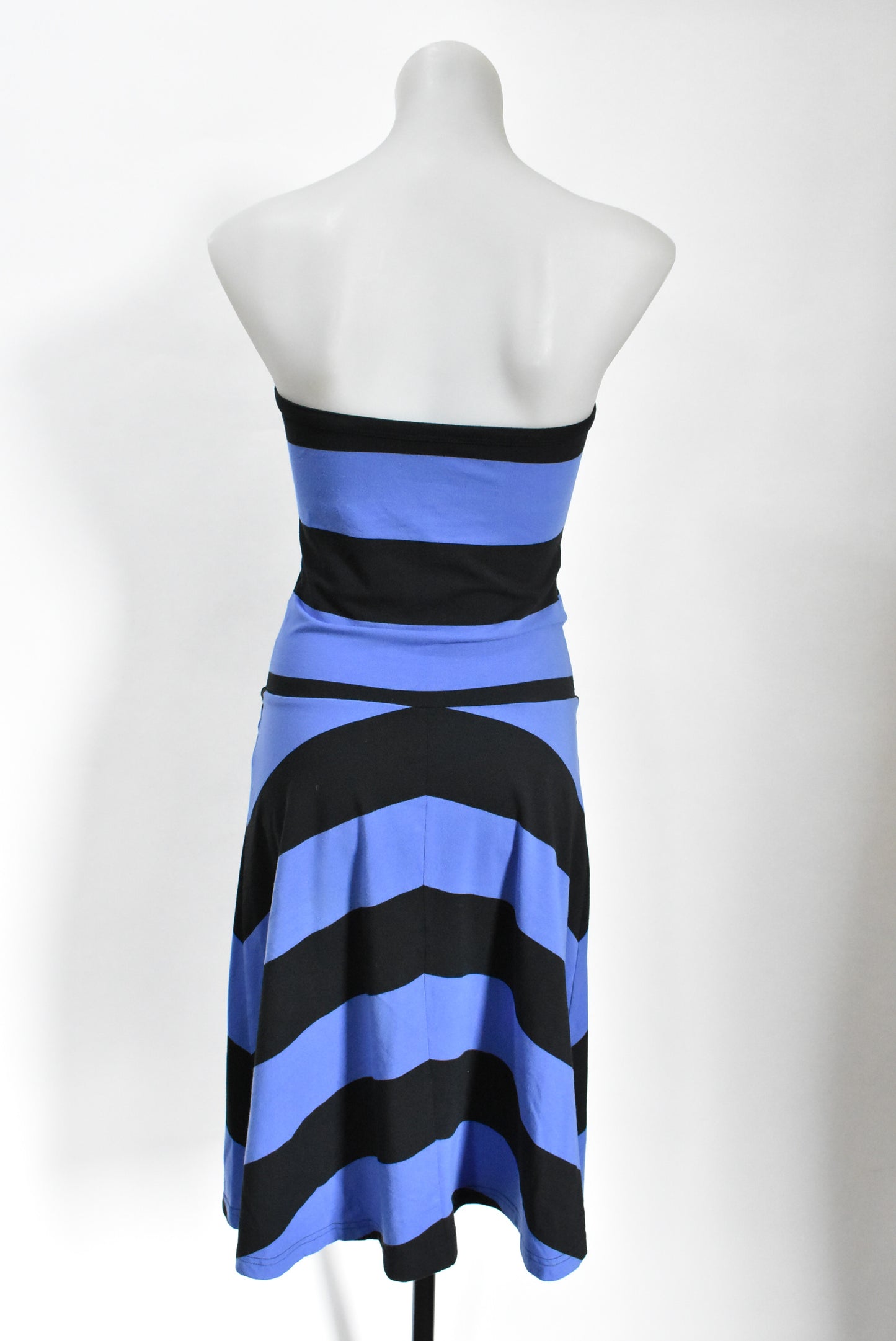 Gorman stripy strapless dress, M