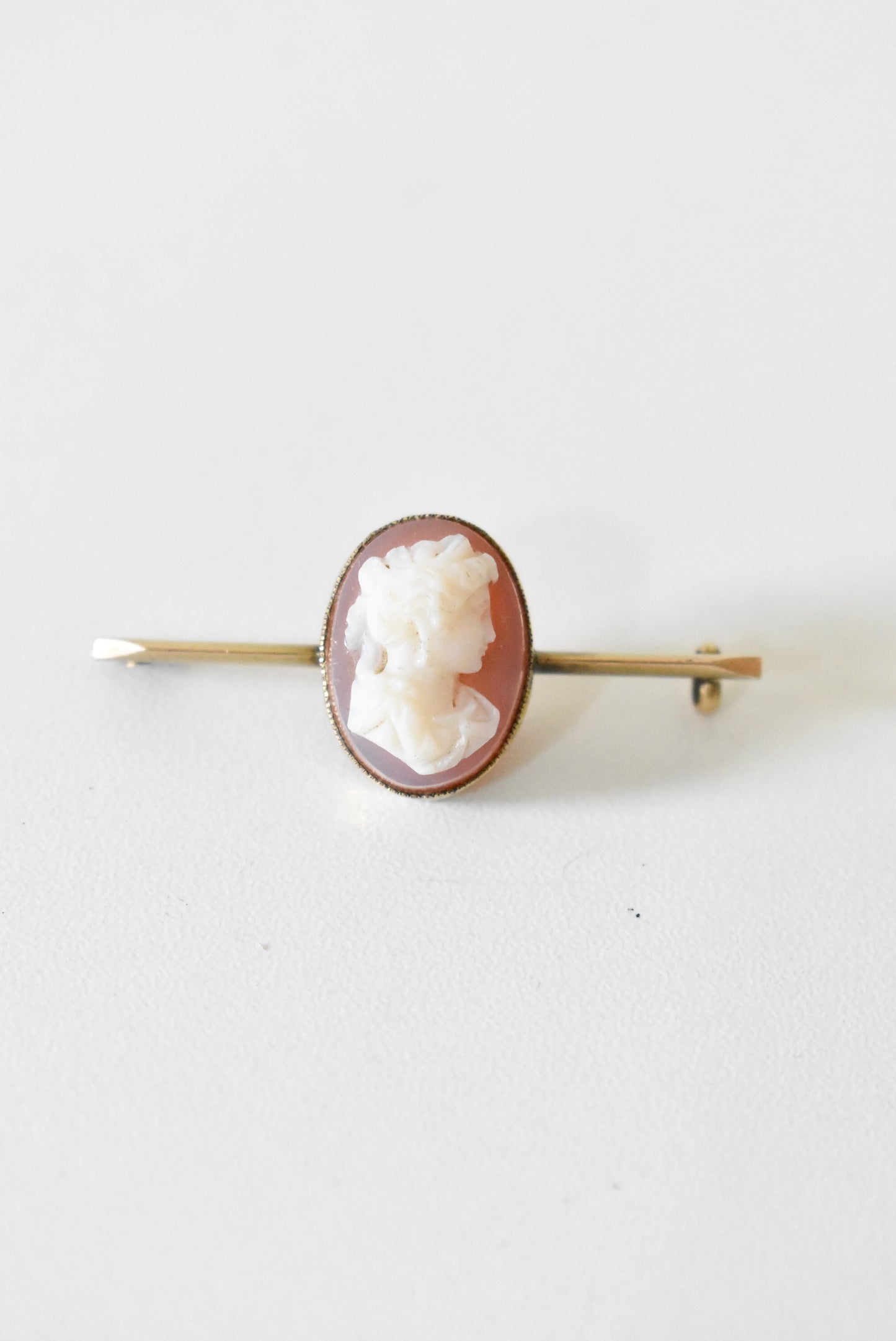 Vintage cameo brooch