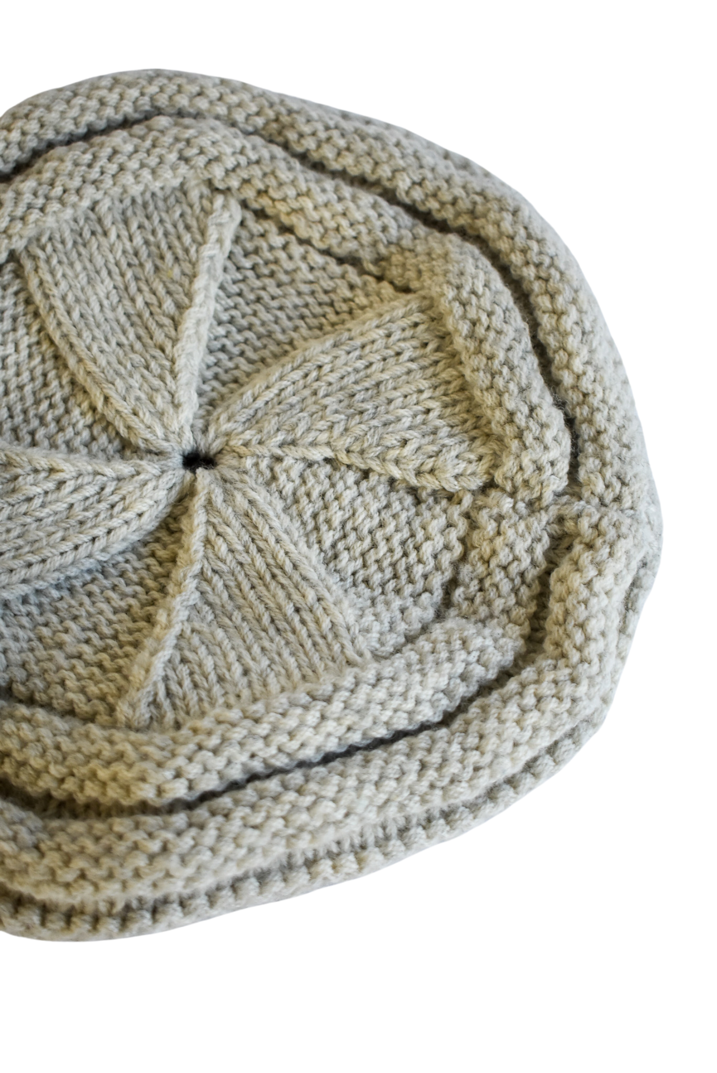 Chunky handknit beret