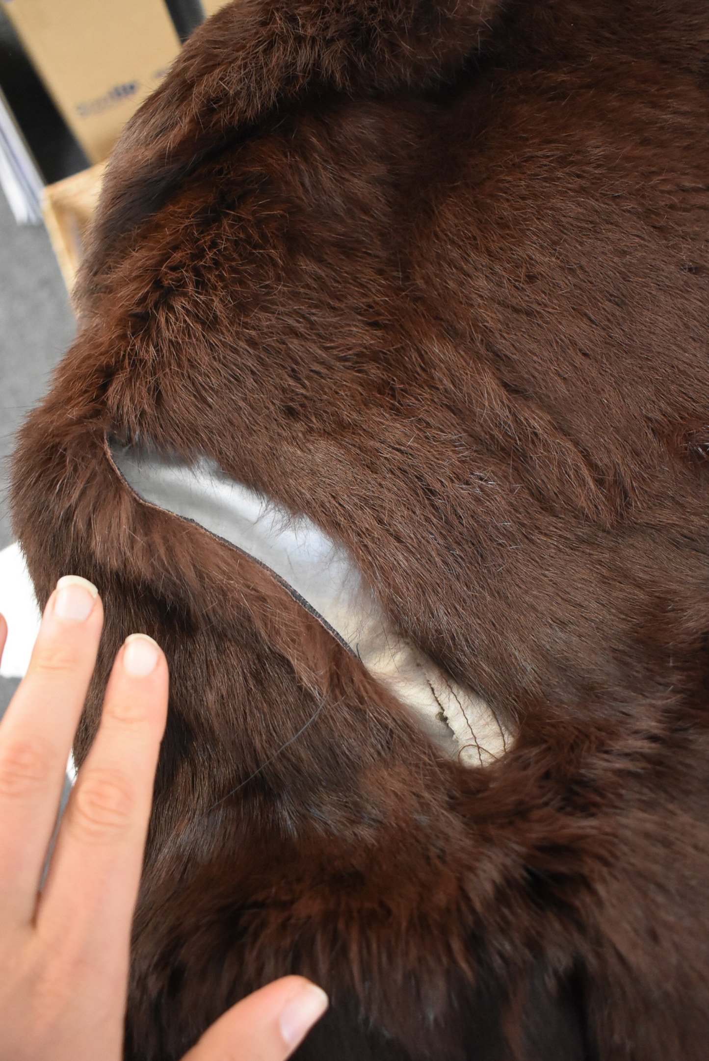 Mooney's NZ made vintage fur coat