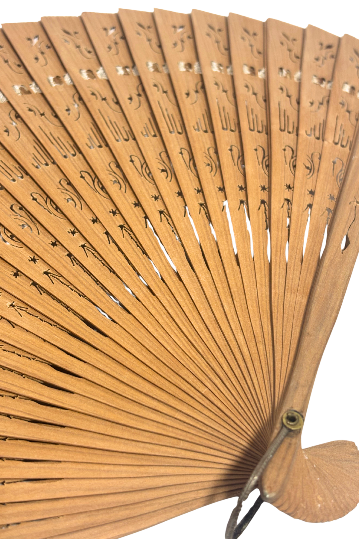 Vintage wooden fan