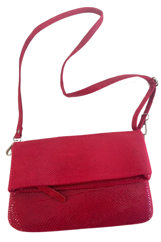 Vintage Salvatore Ferragamo cherry red cross body bag