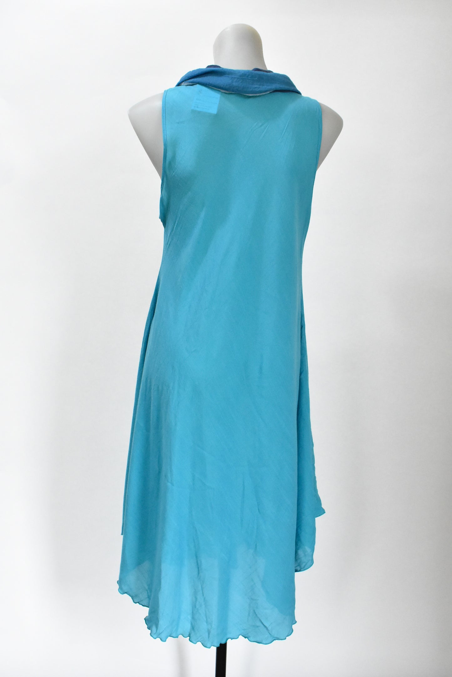 Silk dress with wrap feature, XL
